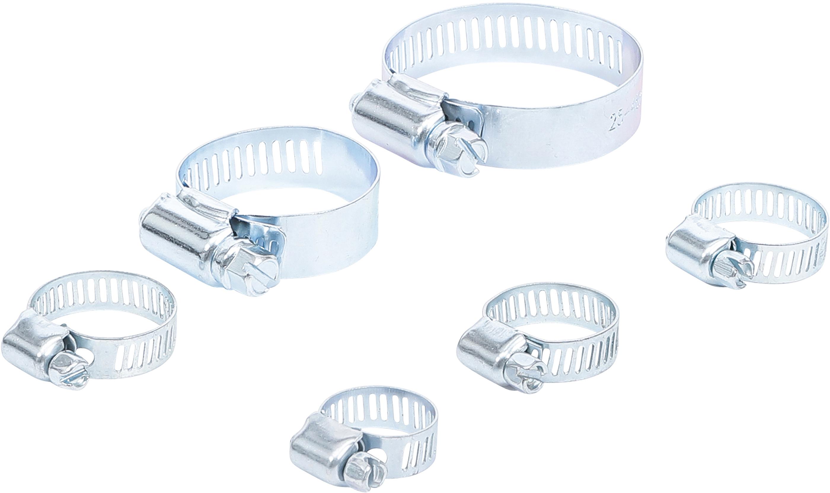 Schlauchklemmen-Sortiment | Ø 4 - 45 mm | 6-tlg. BGS80855