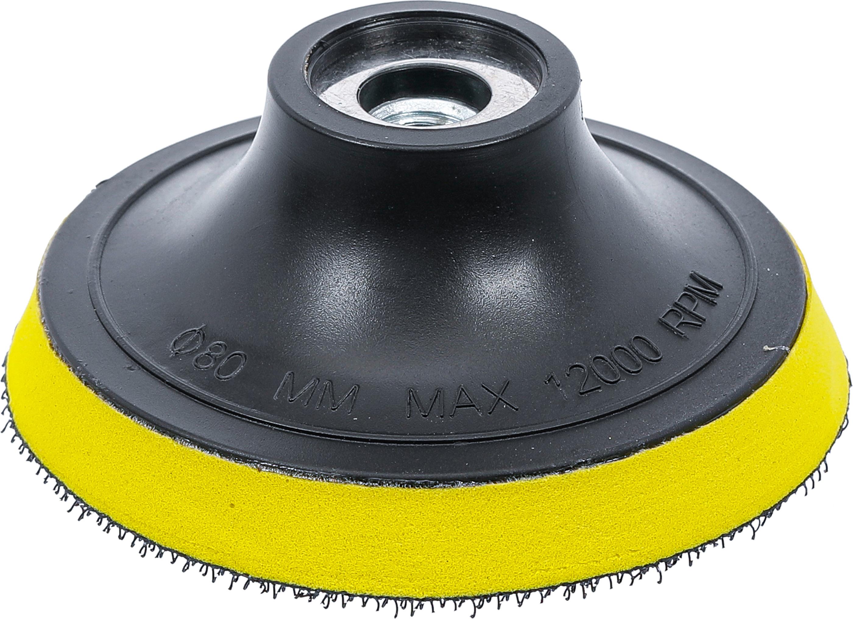 Schleifteller mit Klettaufnahme | Ø 80 mm | für Art. 9259 BGS9259-5