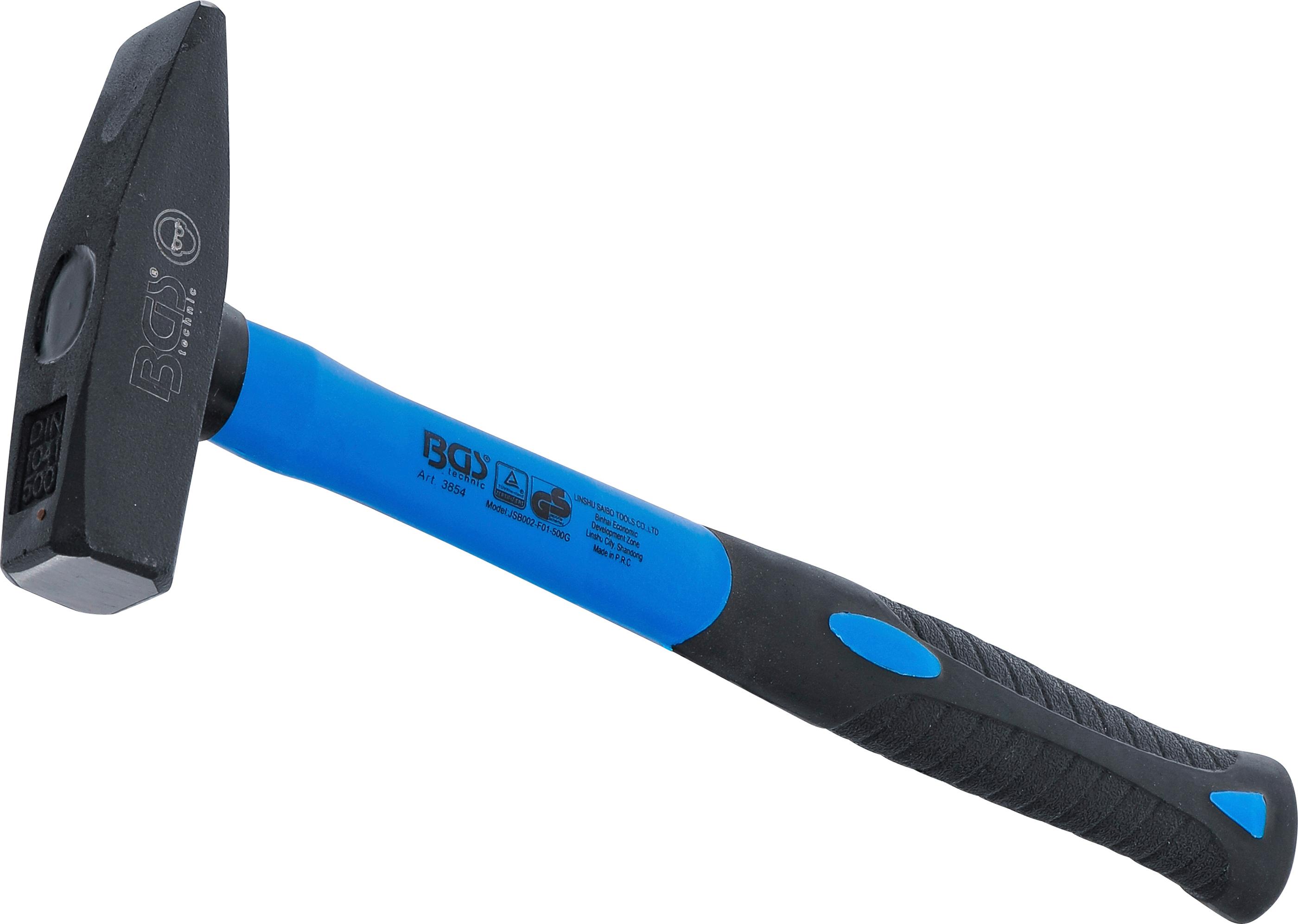 Schlosserhammer | Fiberglasstiel | DIN 1041 | 500 g BGS3854