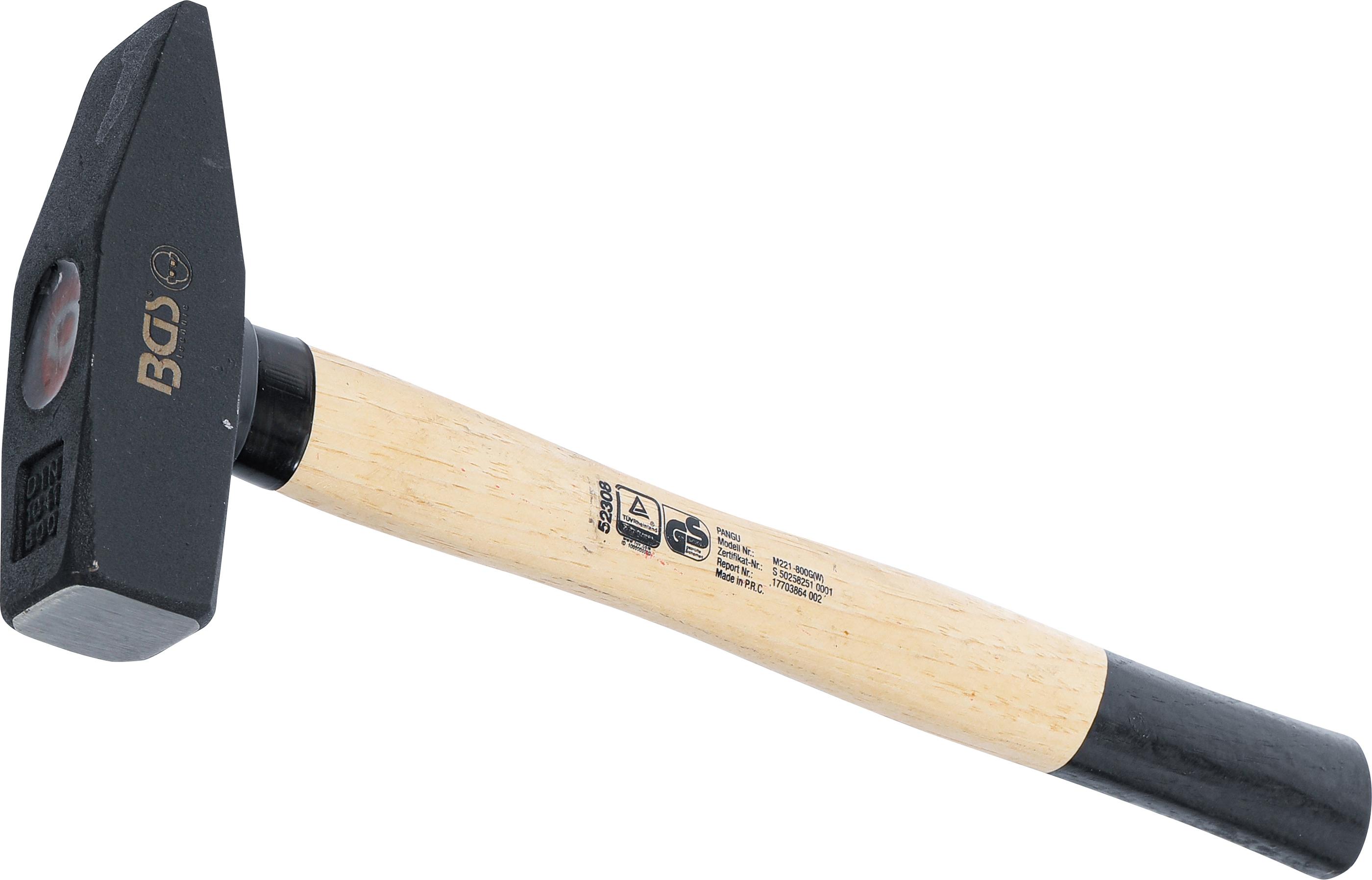 Schlosserhammer | Hickory-Stiel | DIN 1041 | 800 g BGS52308