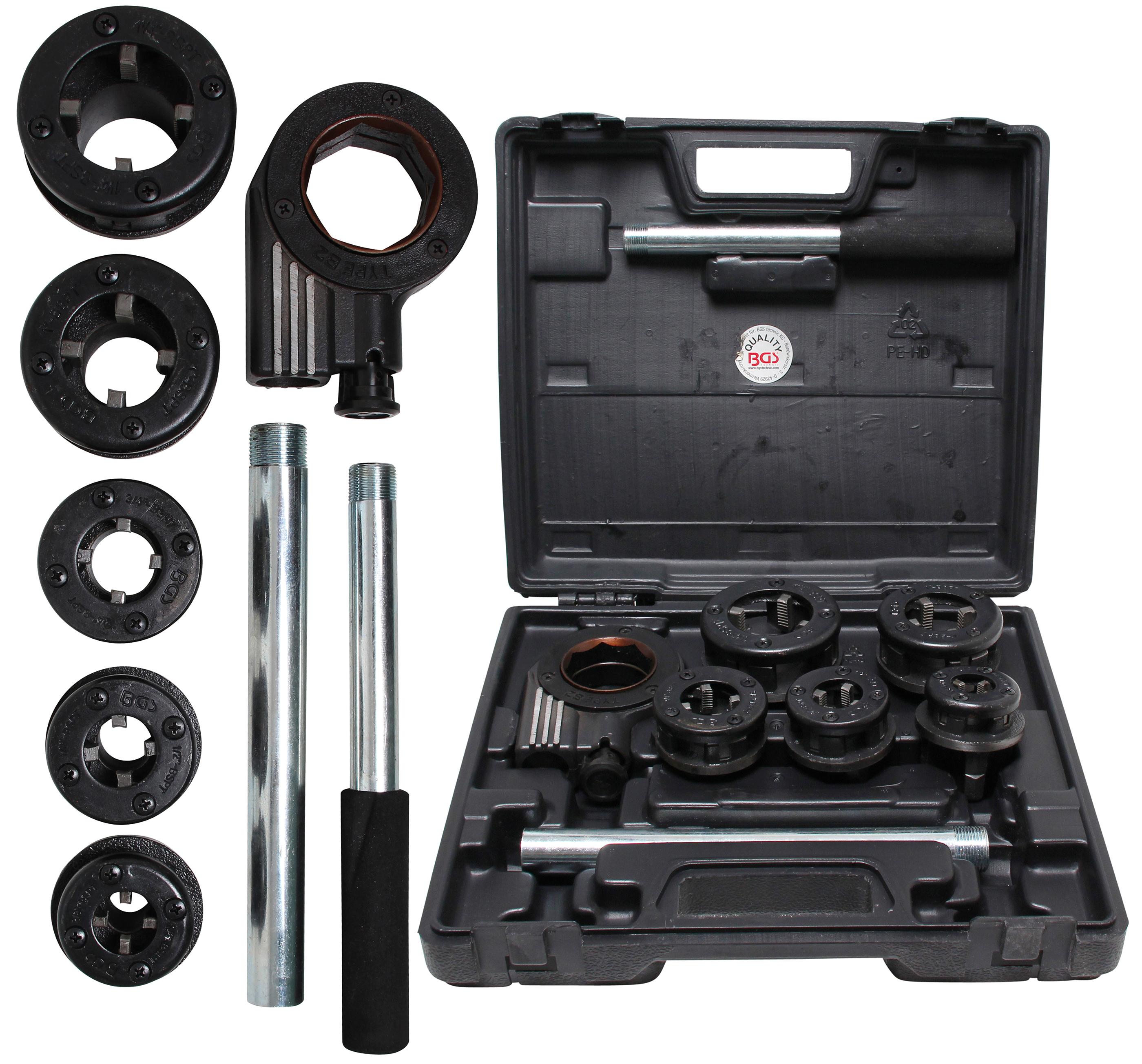 Schneidkluppen-Satz | 3/8" - 1.1/4" | 7-tlg. BGS1892