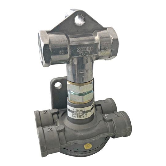 Schnelllöseventil mit Zweiwegeventil, 4 parallele Anschlüsse 230542107 Suer