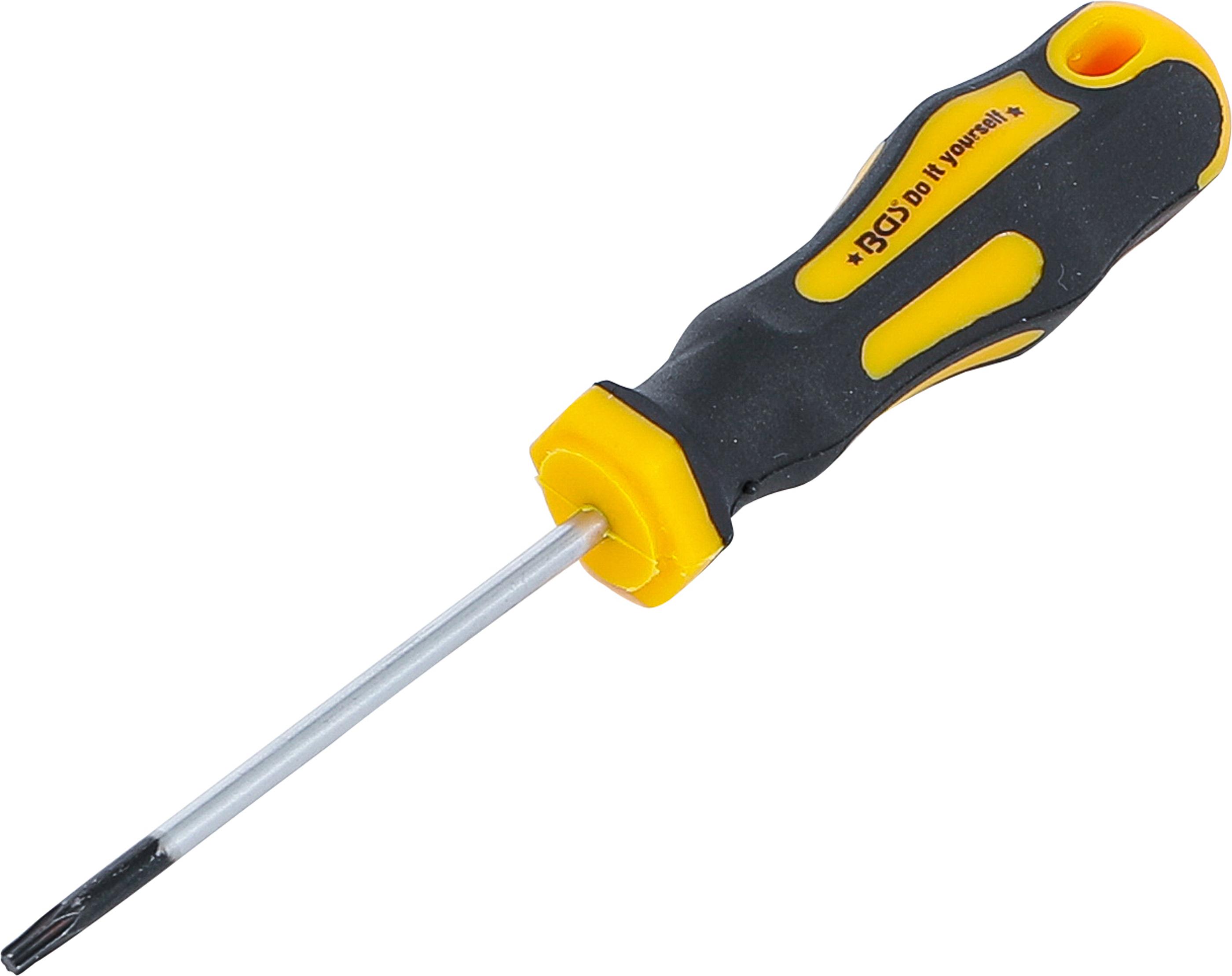 Schraubendreher | T-Profil (für Torx) T9 | Klingenlänge 60 mm BGS7844-T9