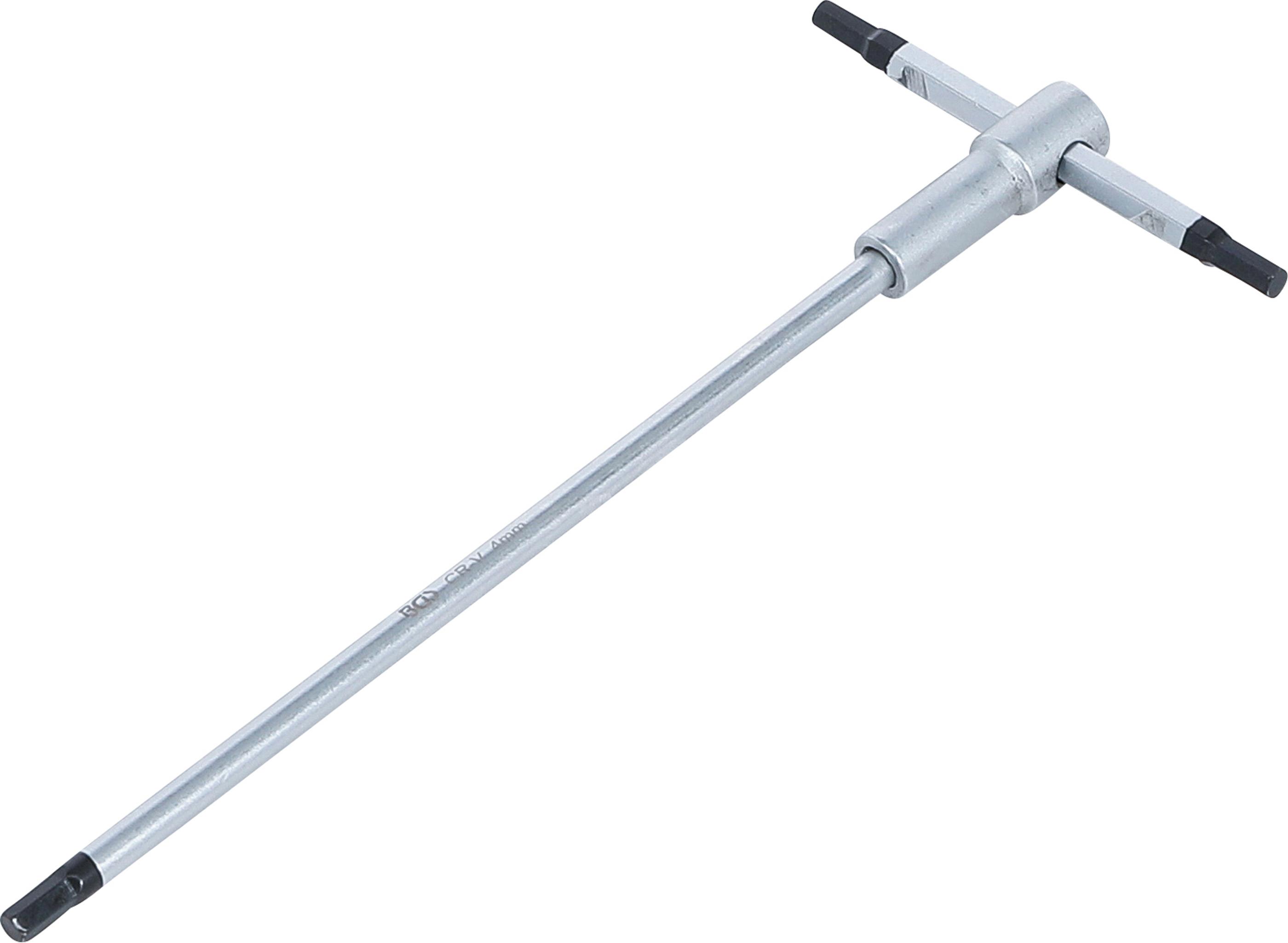 Schraubendreher mit T-Gleitgriff | Innensechskant | 4 mm BGS6085