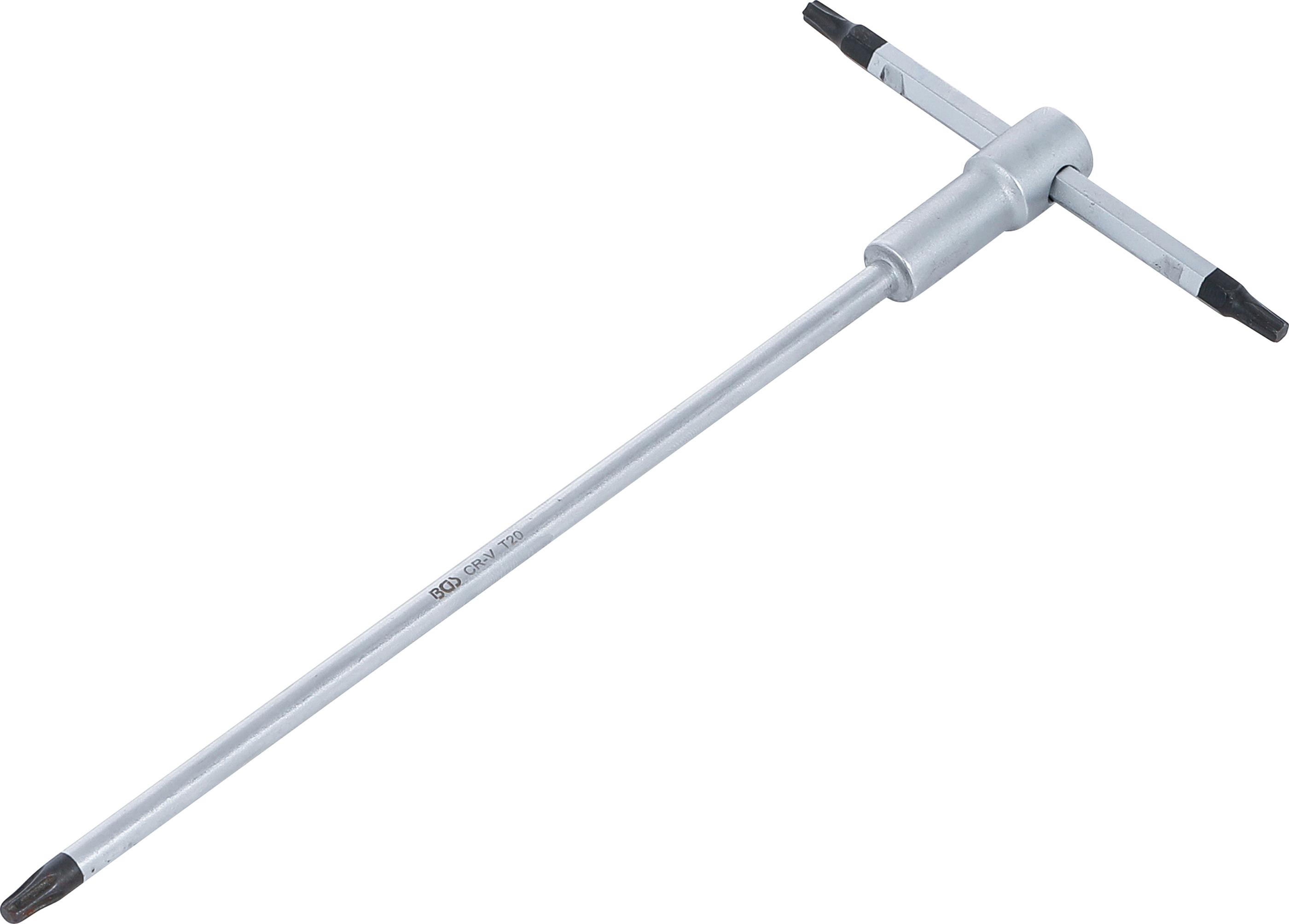 Schraubendreher mit T-Gleitgriff | T-Profil (für Torx) | T20 BGS6093