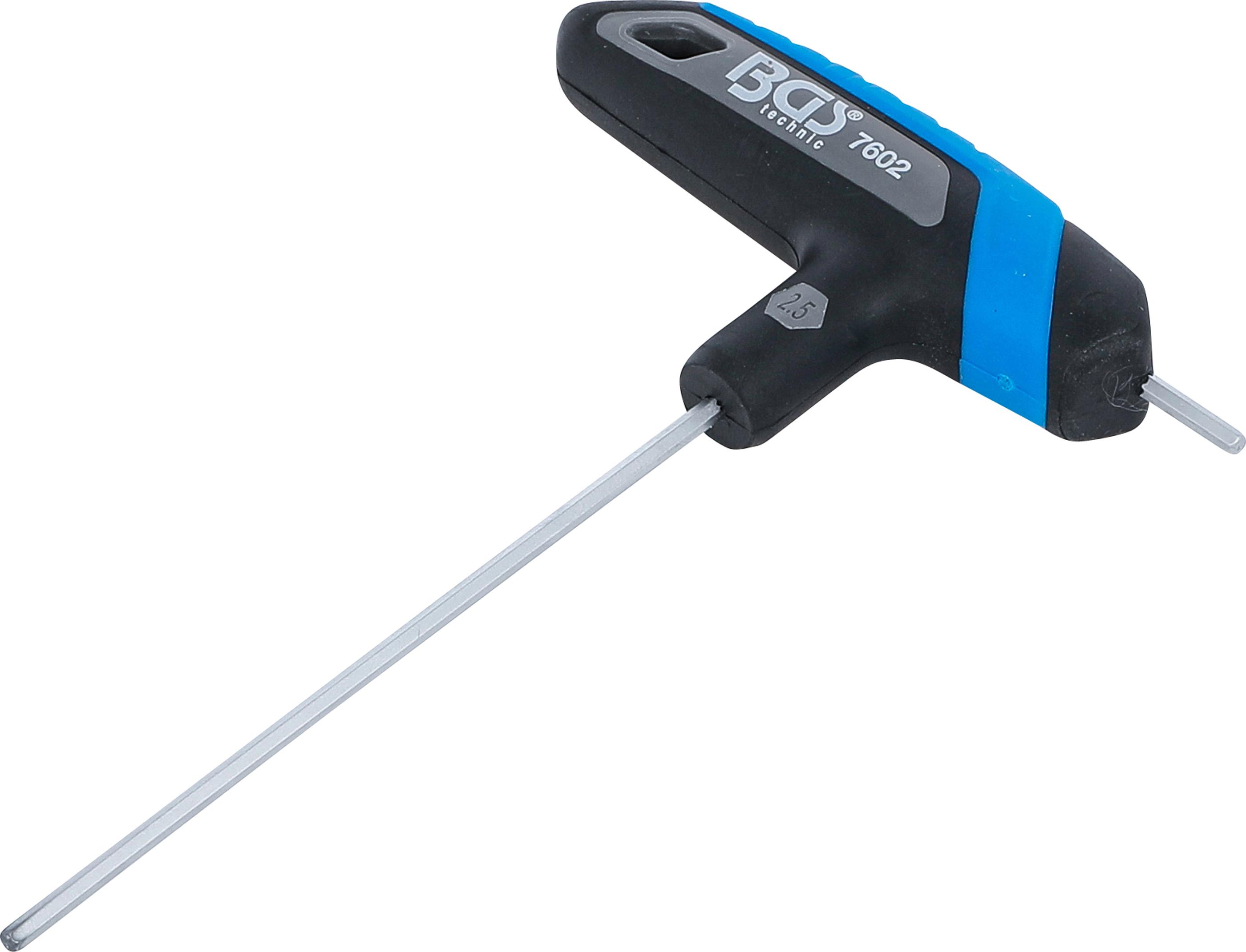 Schraubendreher mit T-Griff | Innensechskant | 2,5 mm BGS7602