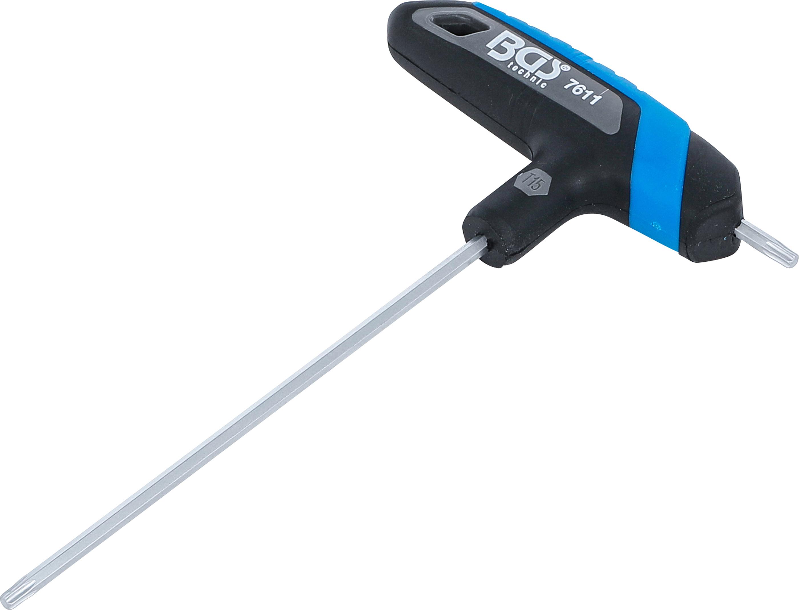 Schraubendreher mit T-Griff | T-Profil (für Torx) | T15 BGS7611