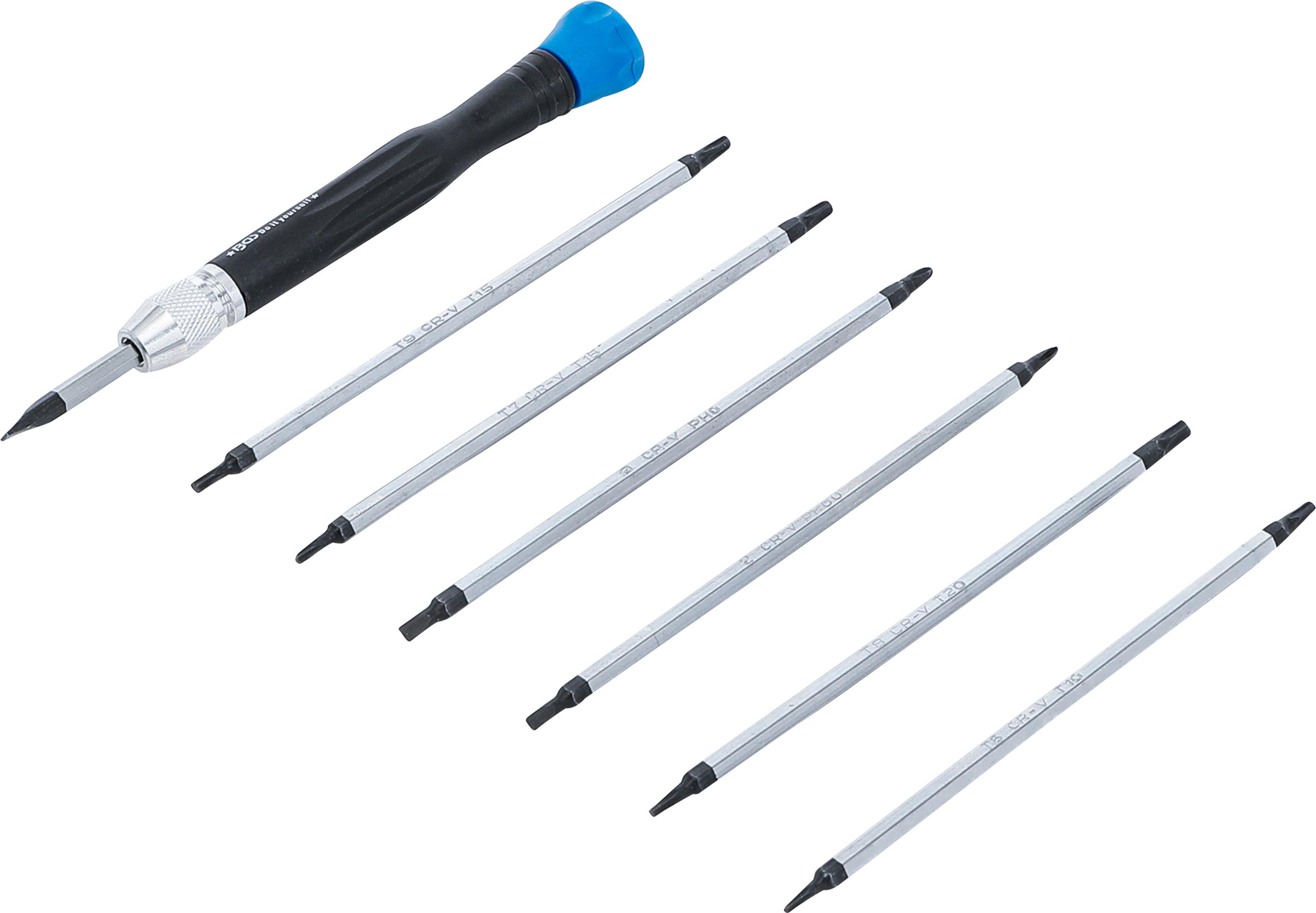 Schraubendreher-Satz für Elektroniker | 8-tlg. BGS797