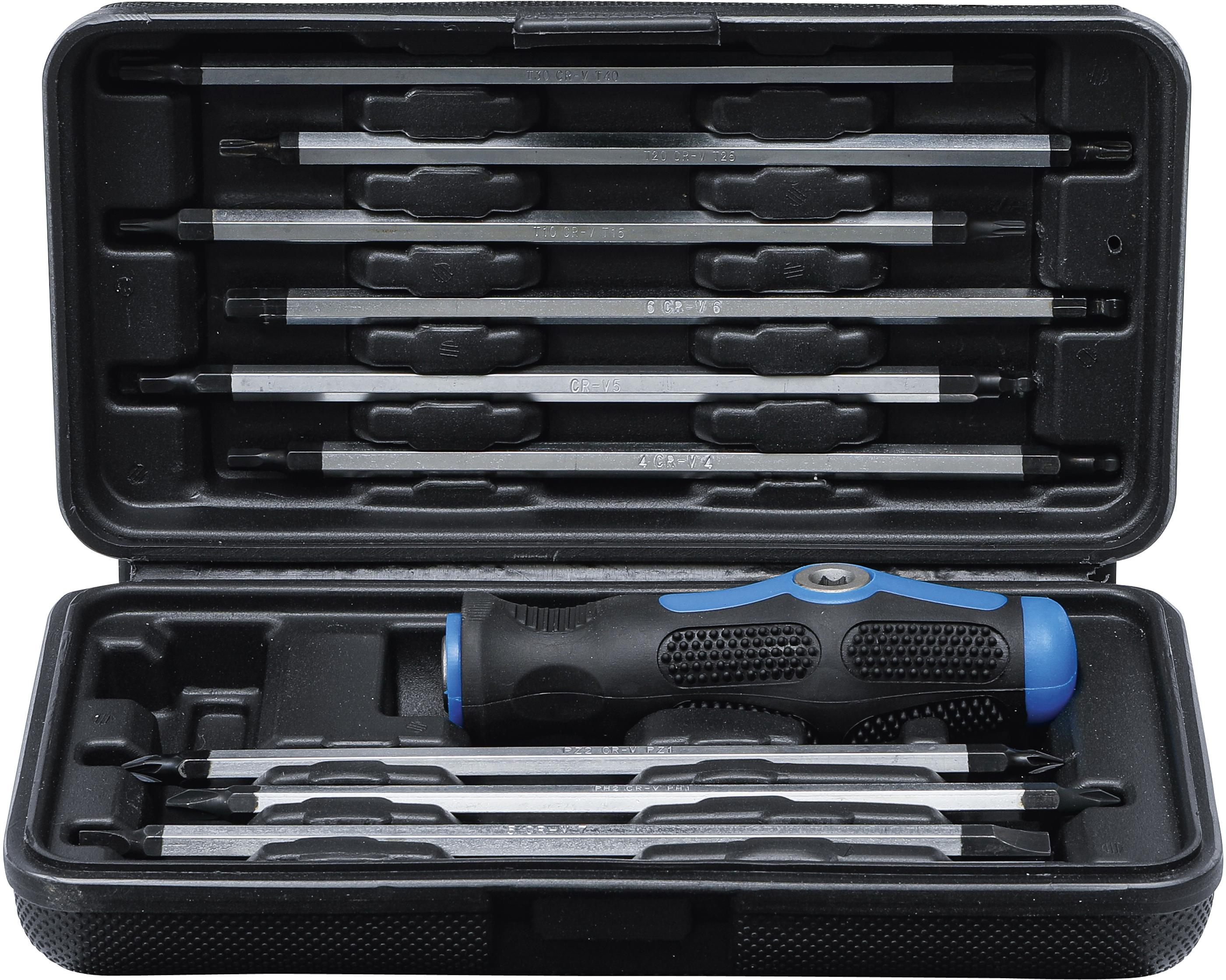 Schraubendreher-Satz mit Wechselklingen | 11-tlg. BGS7988