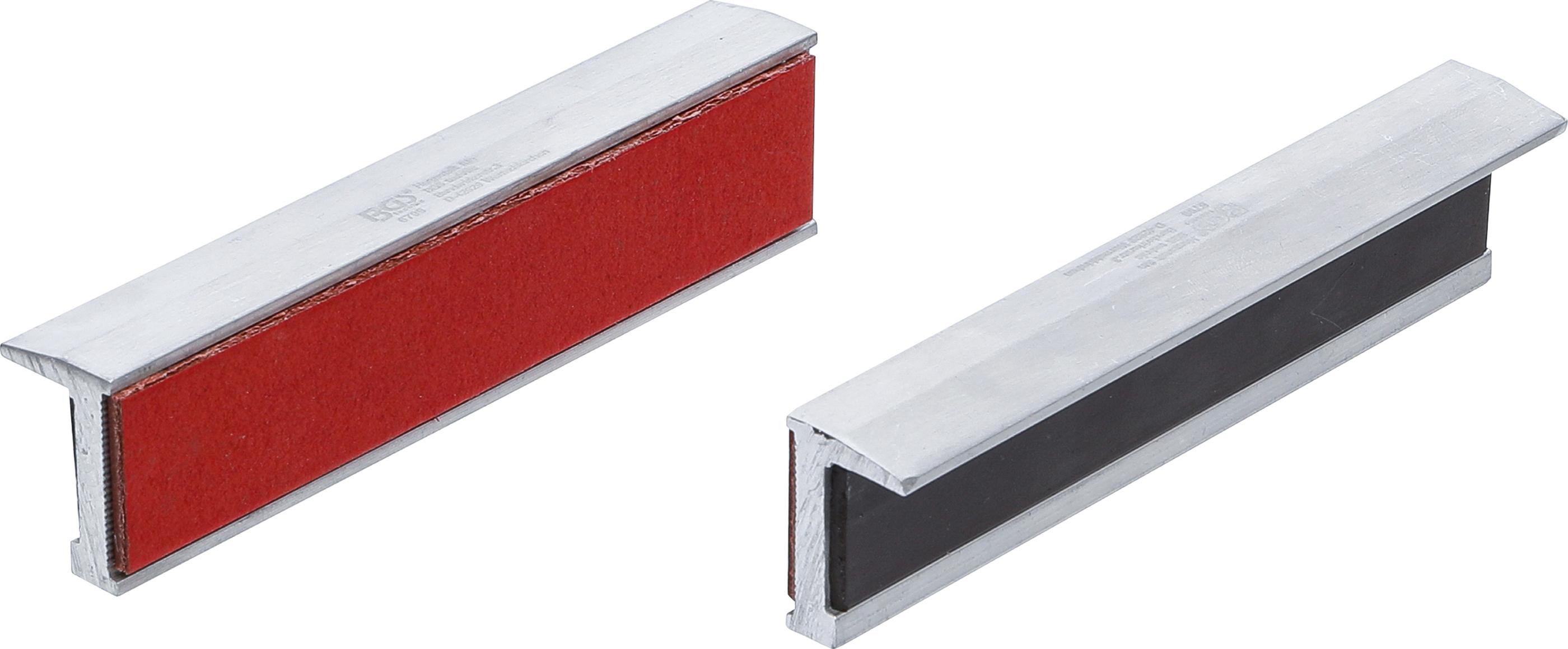 Schraubstock-Schutzbacken | Aluminium | Breite 125 mm | 2-tlg. BGS6799