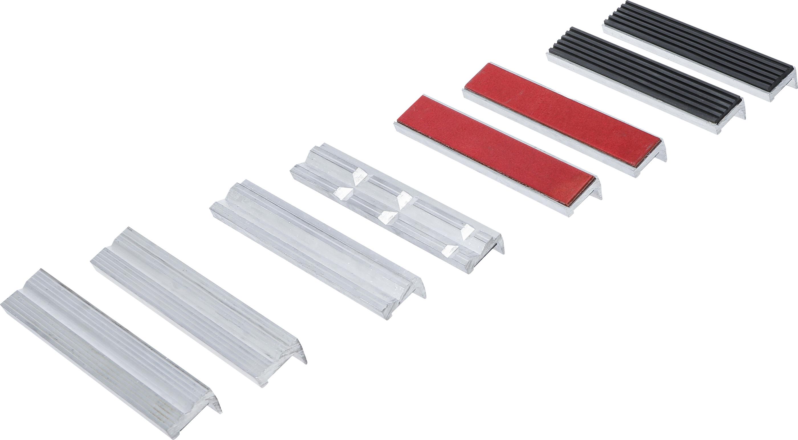 Schraubstock-Schutzbacken-Satz | Aluminium | 150 mm | 8-tlg. BGS8442-2