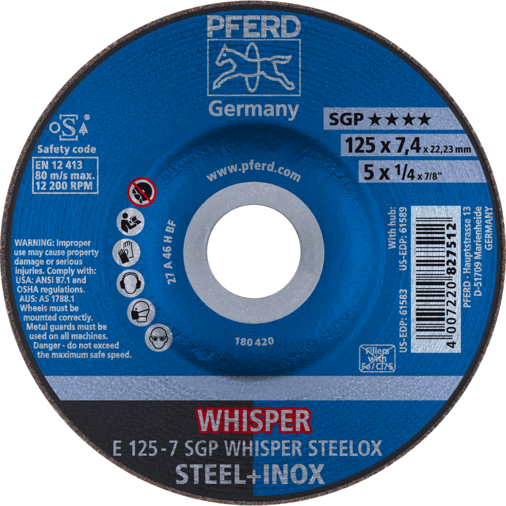 SCHRUPP E 125-7 SGP WHISPER STEELOX 4007220827512