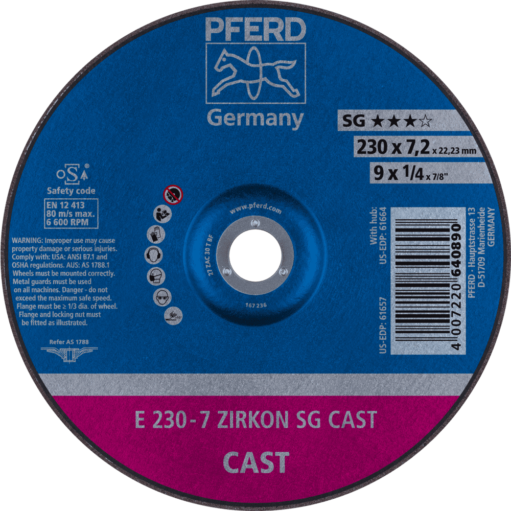 SCHRUPPSCHEIBE E 230-7 ZIRKON SG CAST 4007220640890