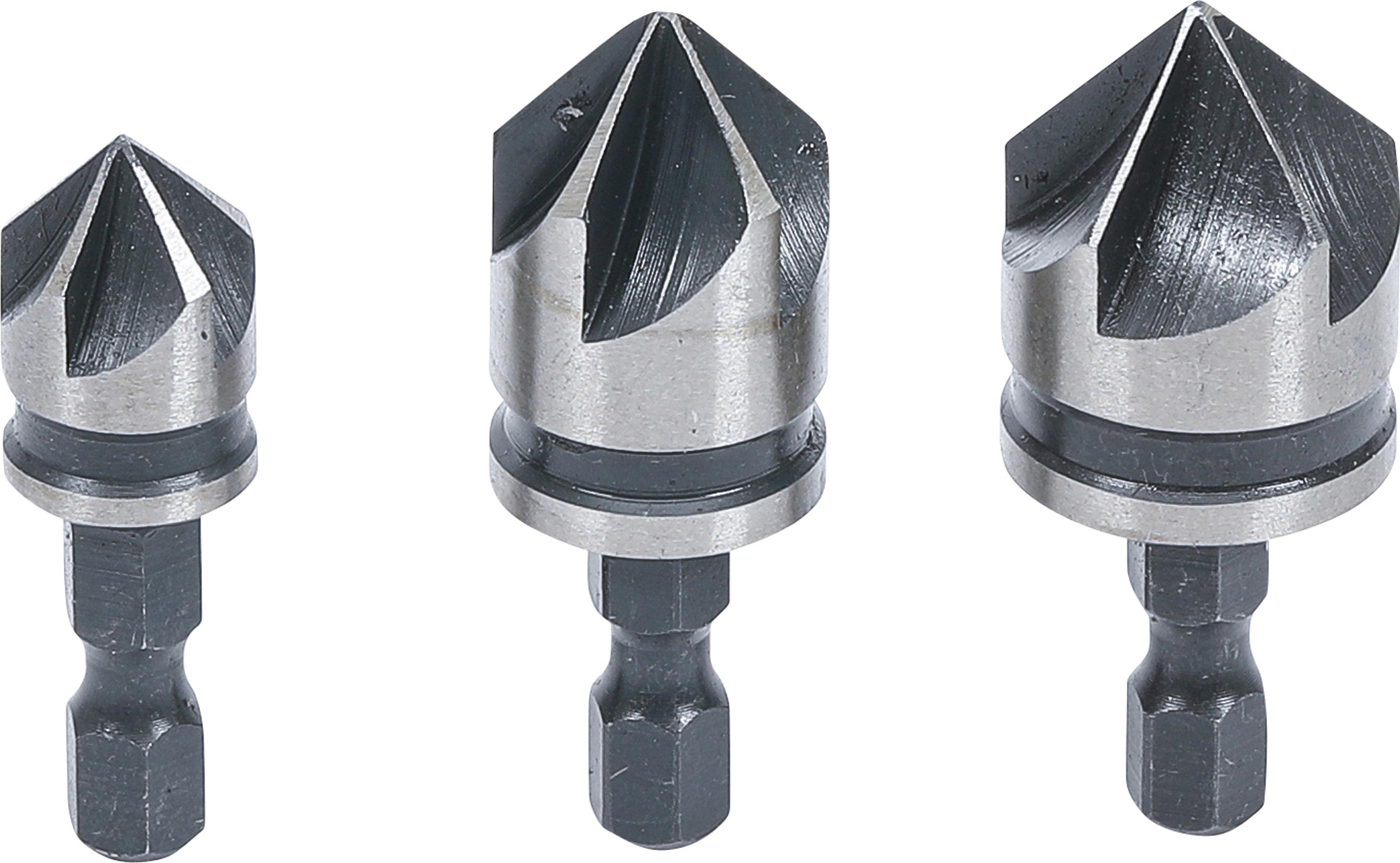 Senker-Bit-Satz | HSS | Antrieb 6,3 mm (1/4") | 12 - 16 - 19 mm | 3-tlg. BGS70052