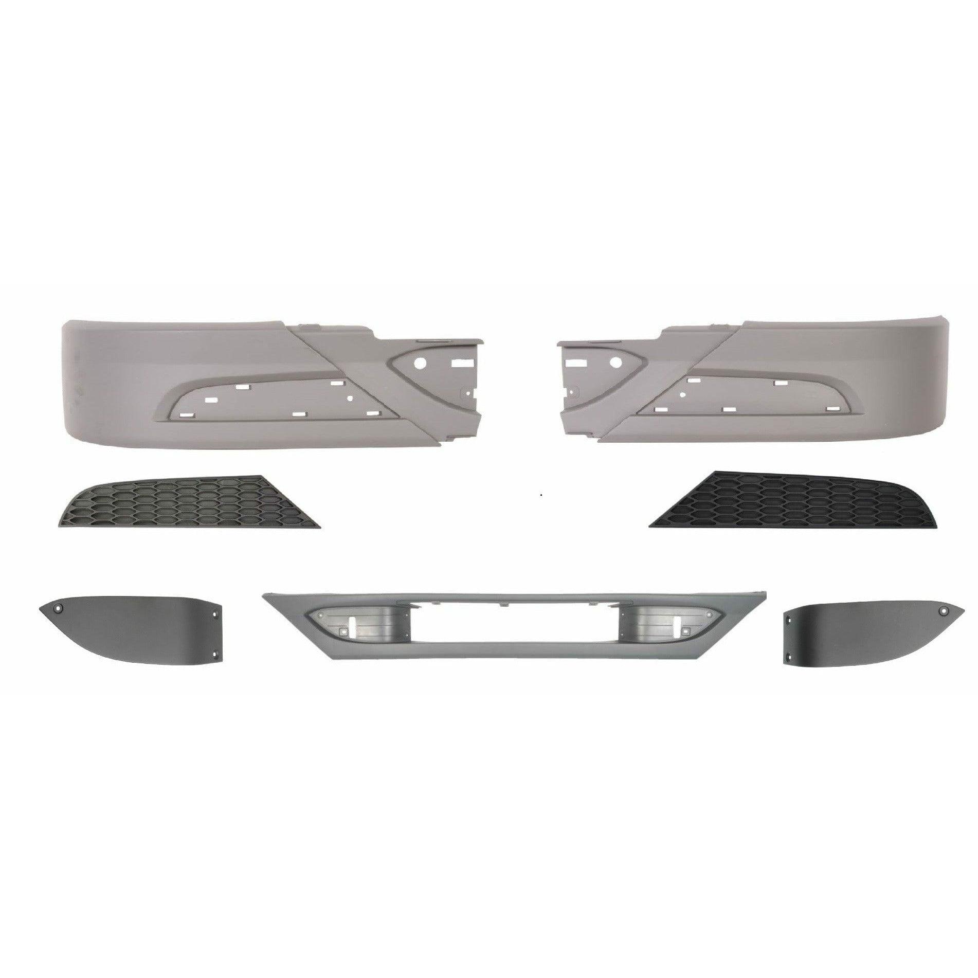 Set Frontspoiler sieben Teile, passend für Mercedes-Benz Actros MP3 Mega