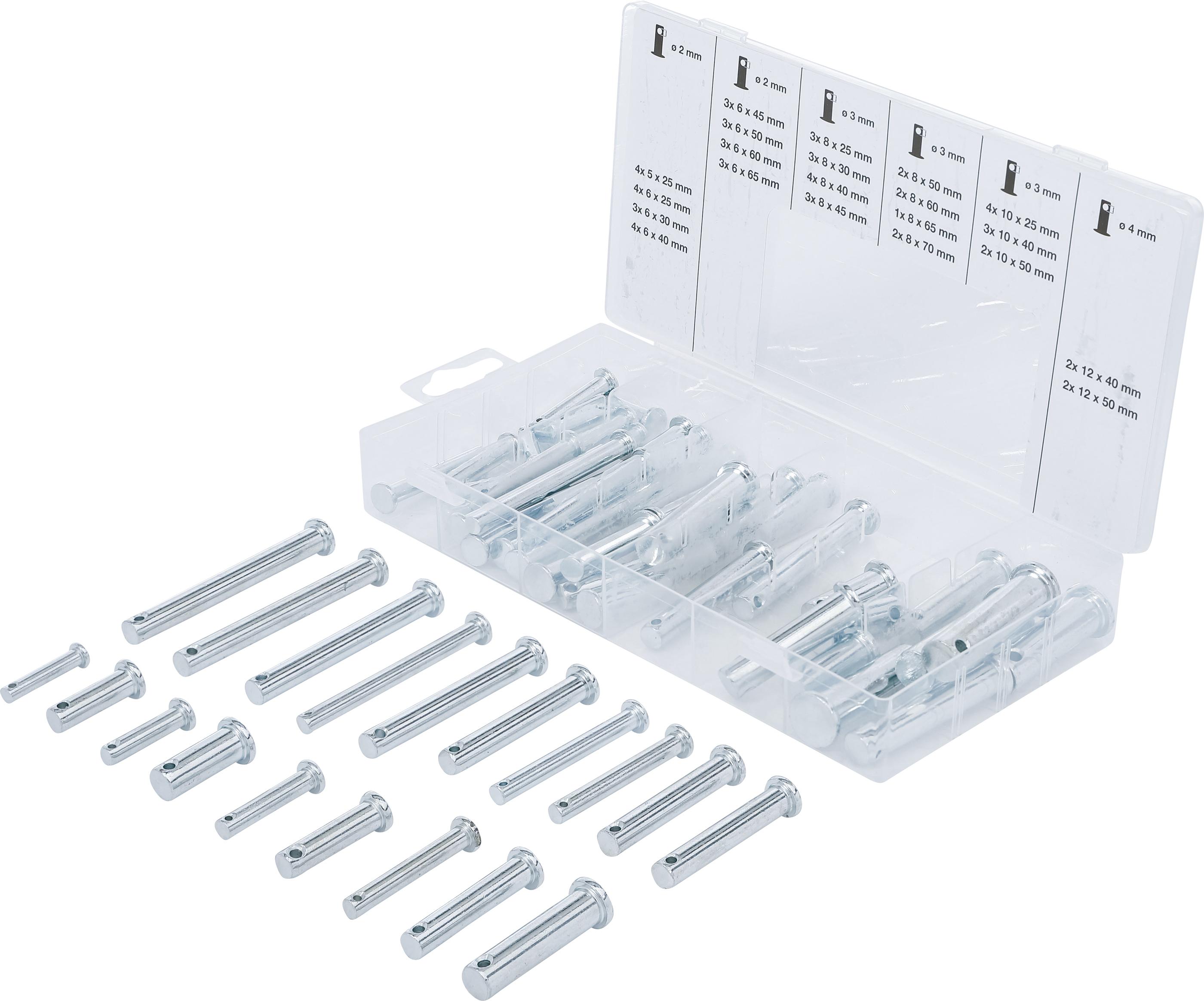 Sicherungsbolzen-Sortiment | 60-tlg. BGS8137