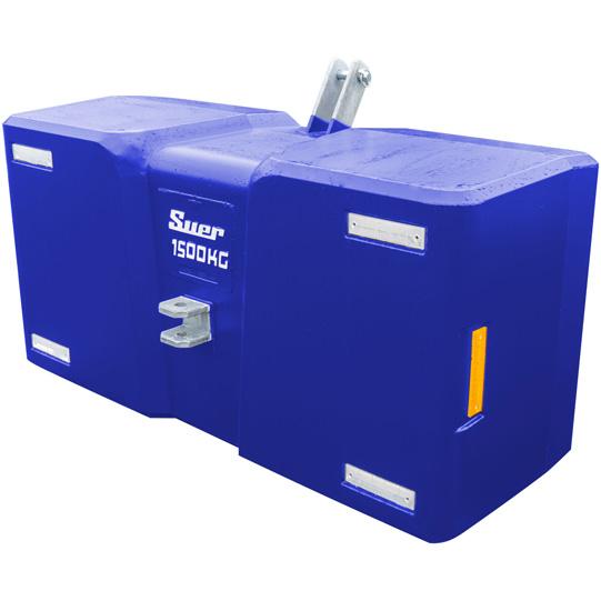 SM1500 Schwerbetongewicht Kat. II, blau 852315005 Suer