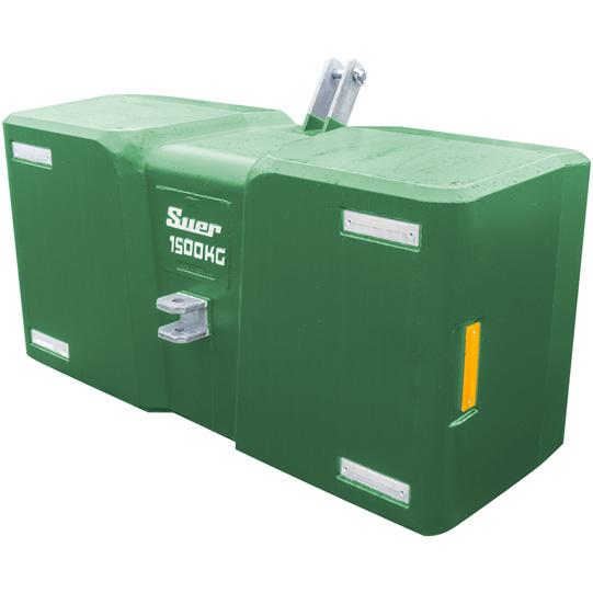 SM1500 Schwerbetongewicht Kat. II, grün 852315001 Suer