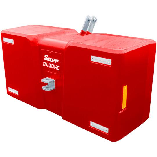 SM2400 Schwerbetongewicht, Kat. II, rot 852317003 Suer