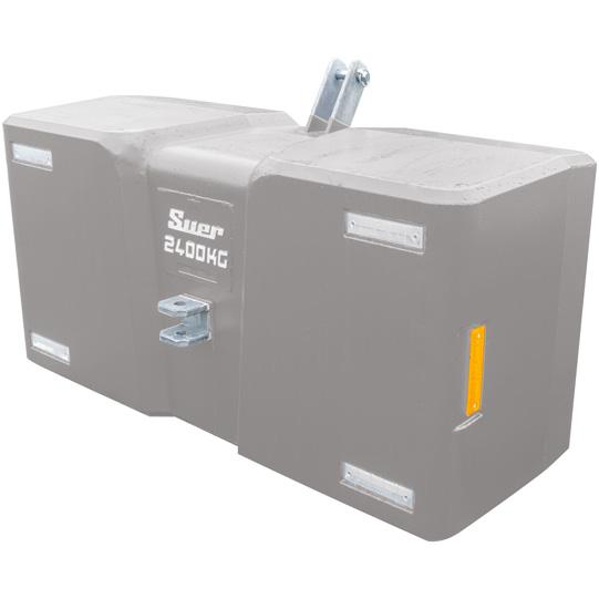 SM2400 Schwerbetongewicht Kat. II, grau 852317000 Suer