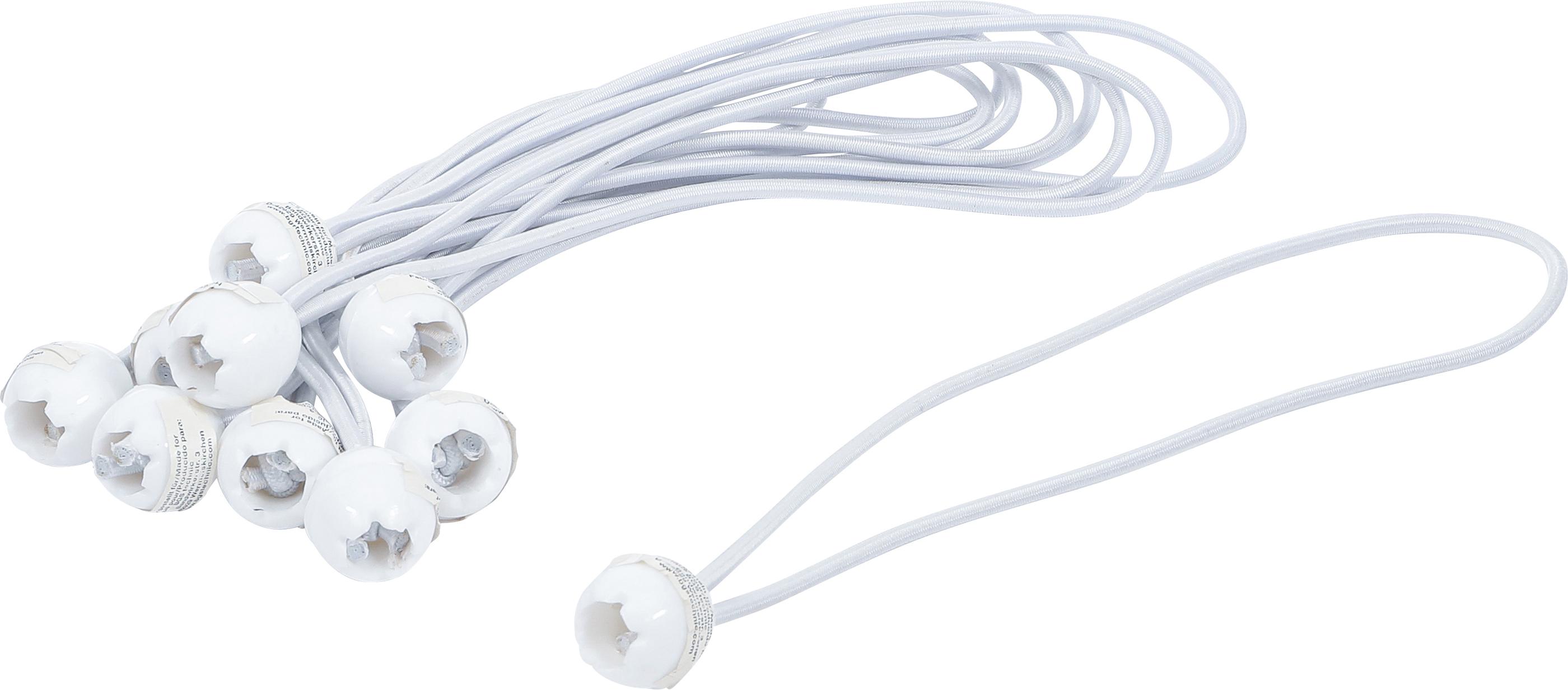 Spanngummi-Satz | mit Kugel | 27 cm | 10-tlg. BGS85525