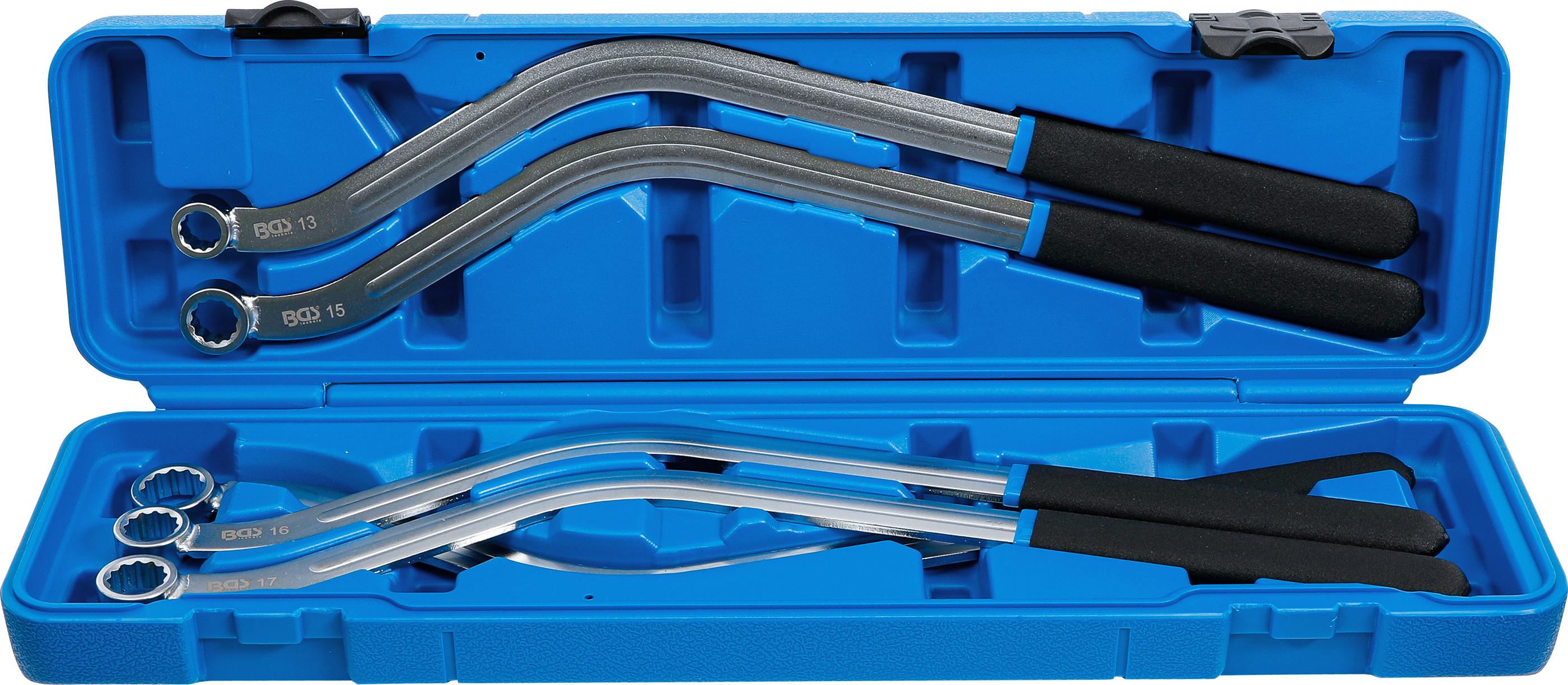 Spannrollenschlüssel-Satz | Zwölfkant, Spezialform | SW 13 - 19 mm | 5-tlg. BGS1314