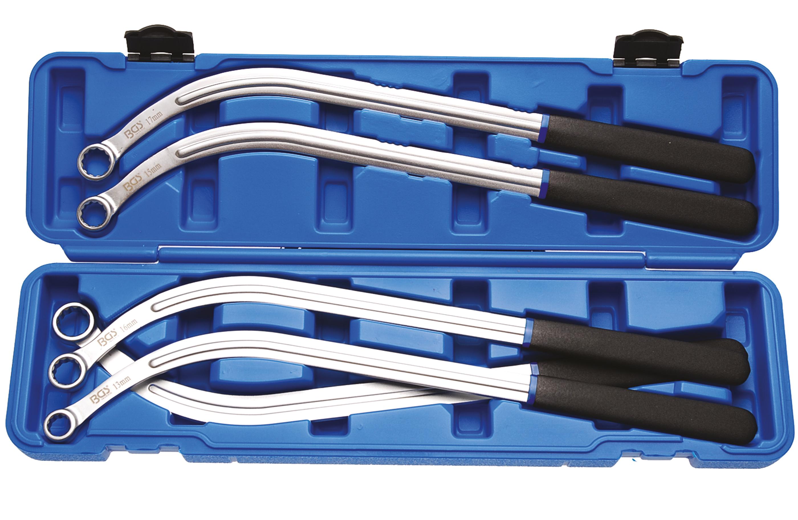 Spannrollenschlüssel-Satz | Zwölfkant SW 13 - 19 mm | 5-tlg. BGS1310