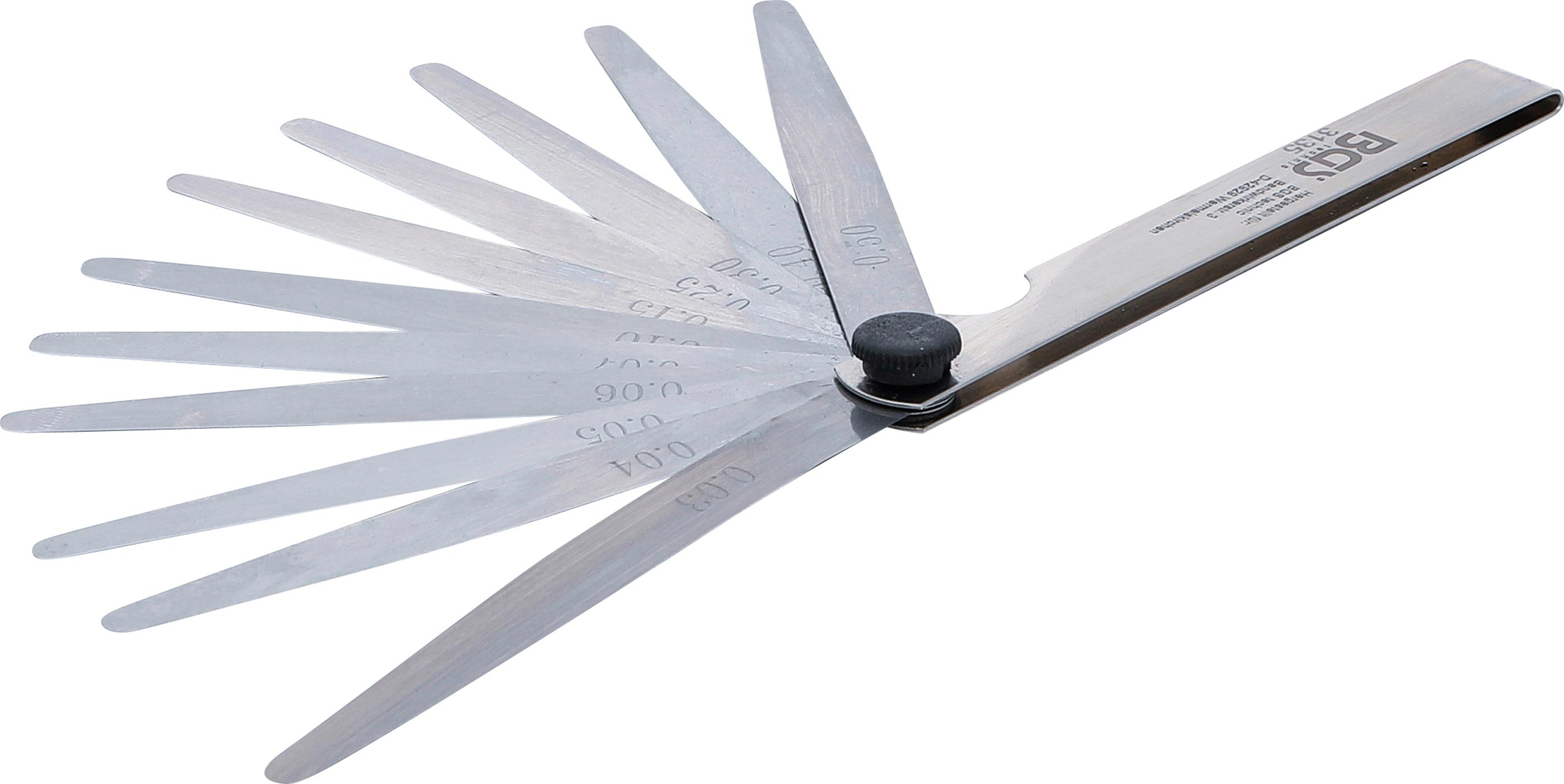 Spezial-Fühlerlehre | 11-tlg. BGS3135