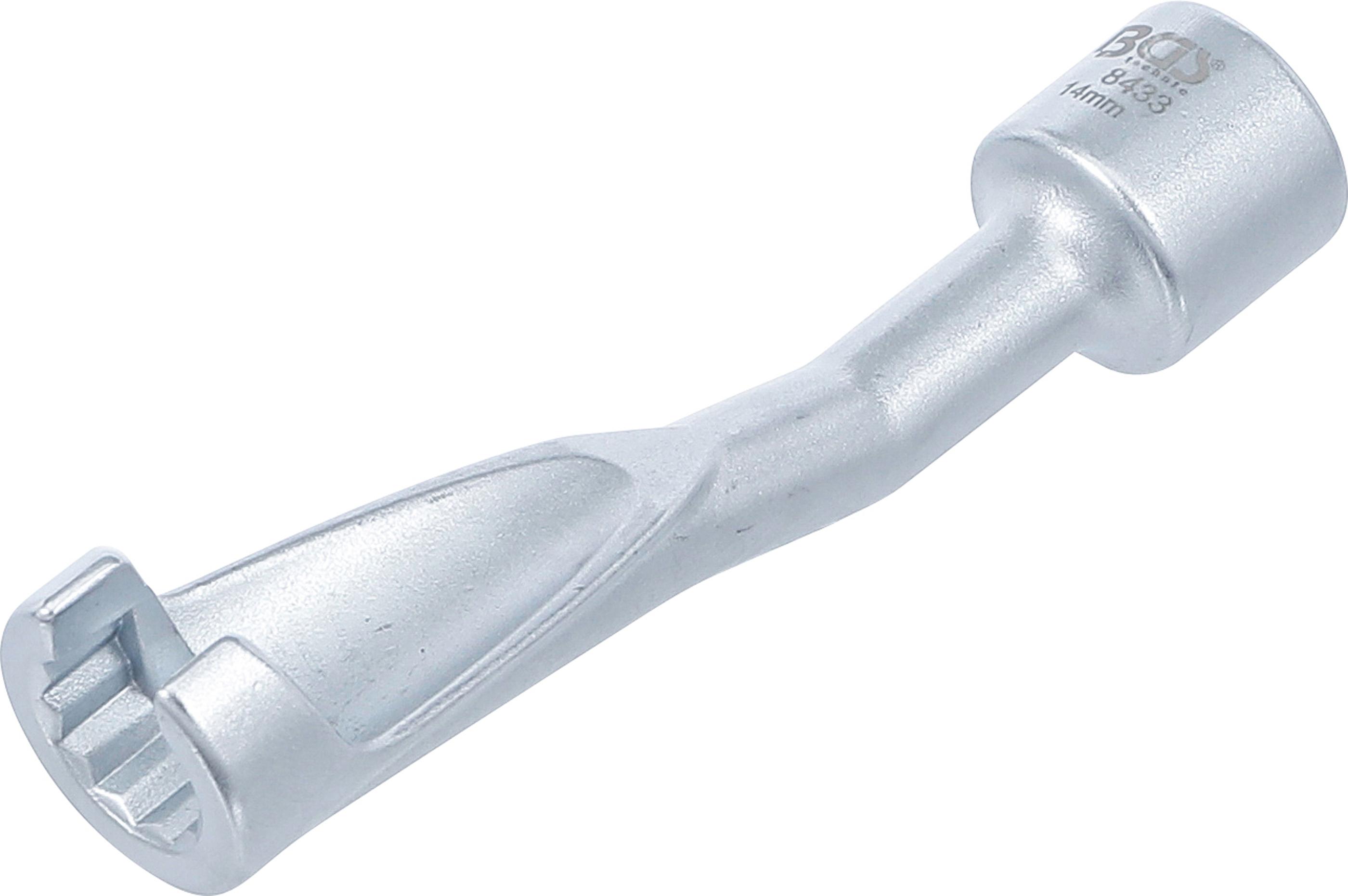 Spezial-Schlüssel für Einspritzleitungen | für BMW | Antrieb Innenvierkant 12,5 mm (1/2") | SW 14 mm BGS8433
