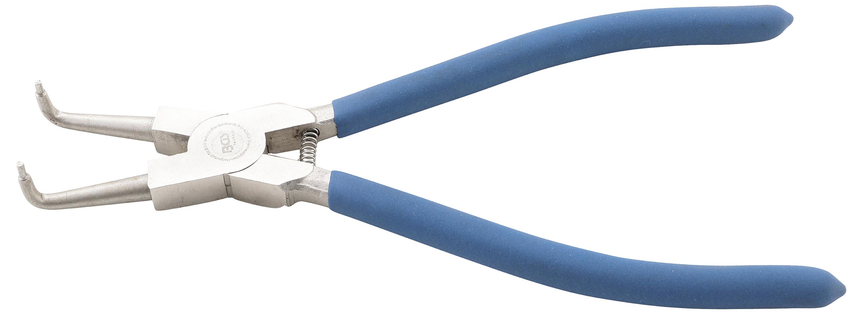 Sprengringzange | abgewinkelt | für Innensprengringe | 250 mm BGS652-4
