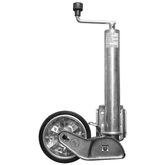 Stützrad 200 x 50 mm Vollgummirad mit Befestigung 375161236 Suer