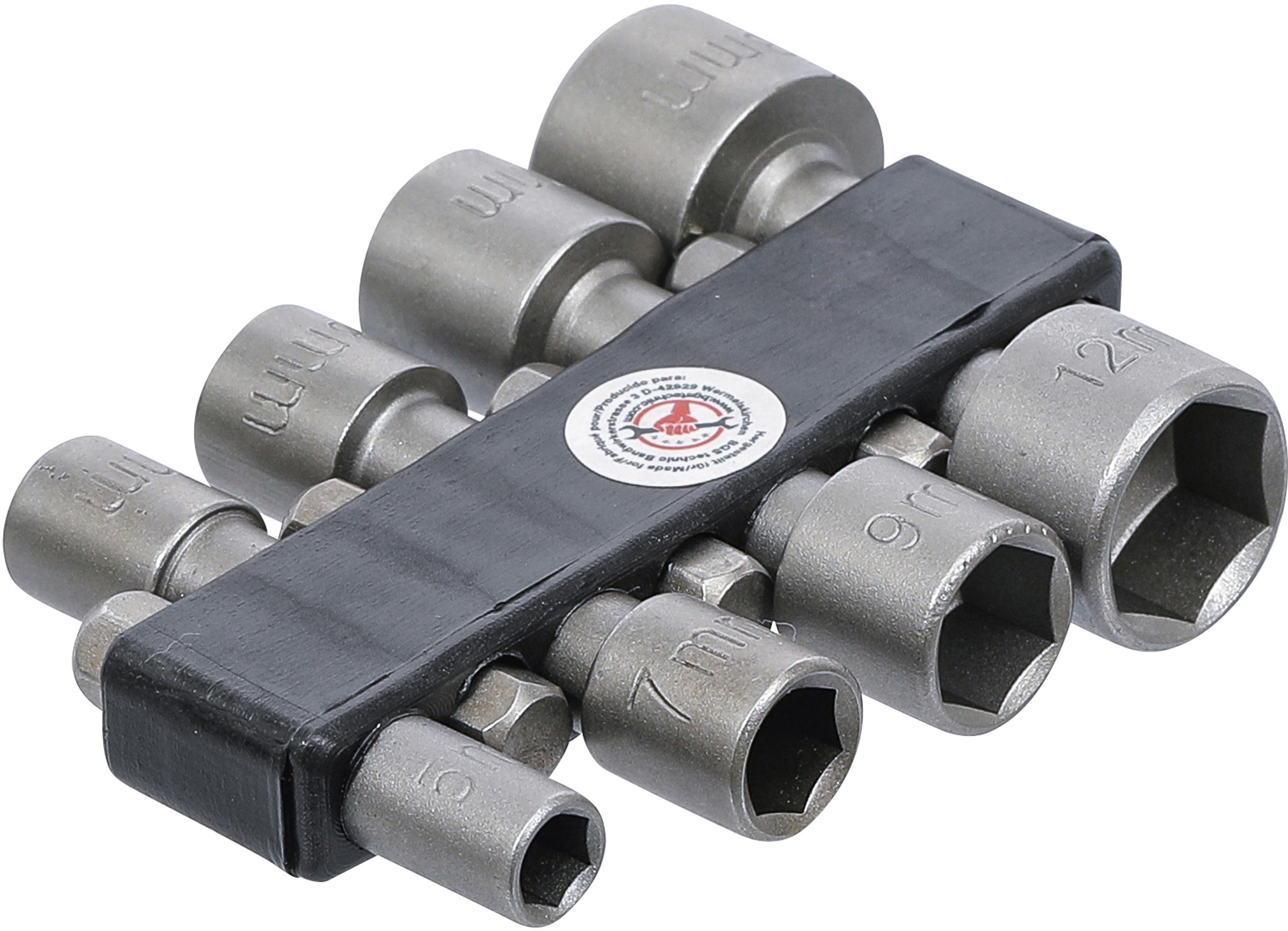 Steckschlüssel-Bit-Satz | Antrieb Außensechskant 6,3 mm (1/4") | SW 5 - 13 mm | 8-tlg. BGS67308