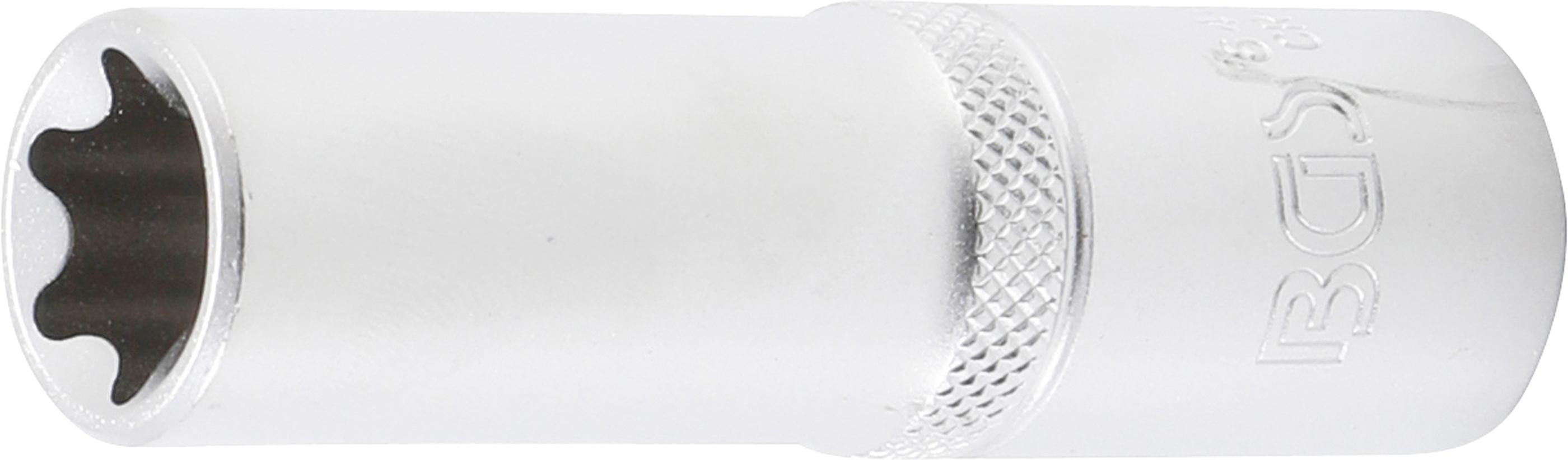 Steckschlüssel-Einsatz E-Profil, tief | Antrieb Innenvierkant 12,5 mm (1/2") | SW E18 BGS6448