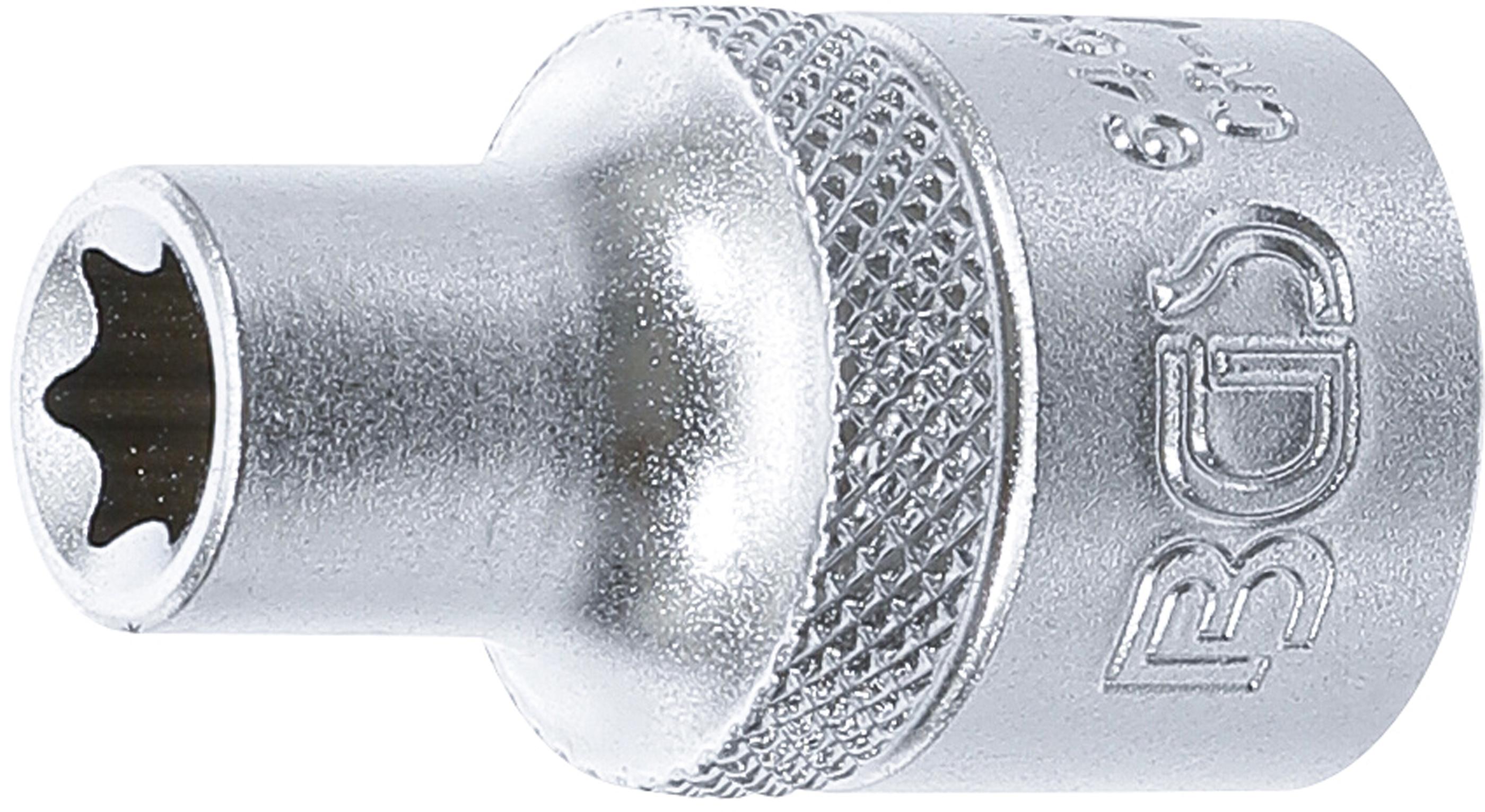 Steckschlüssel-Einsatz E-Profil | Antrieb Innenvierkant 12,5 mm (1/2") | SW E10 BGS6460