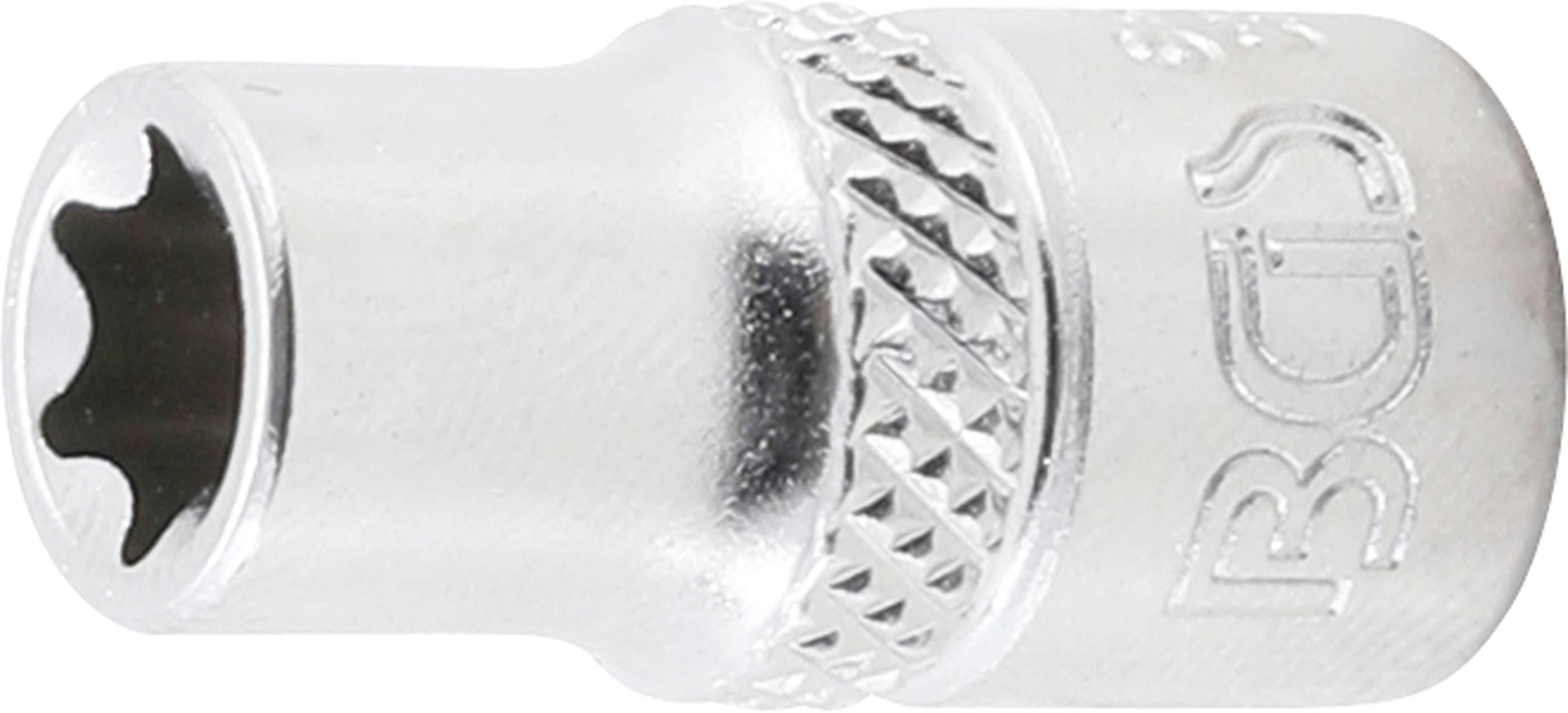 Steckschlüssel-Einsatz E-Profil | Antrieb Innenvierkant 6,3 mm (1/4") | SW E8 BGS6408