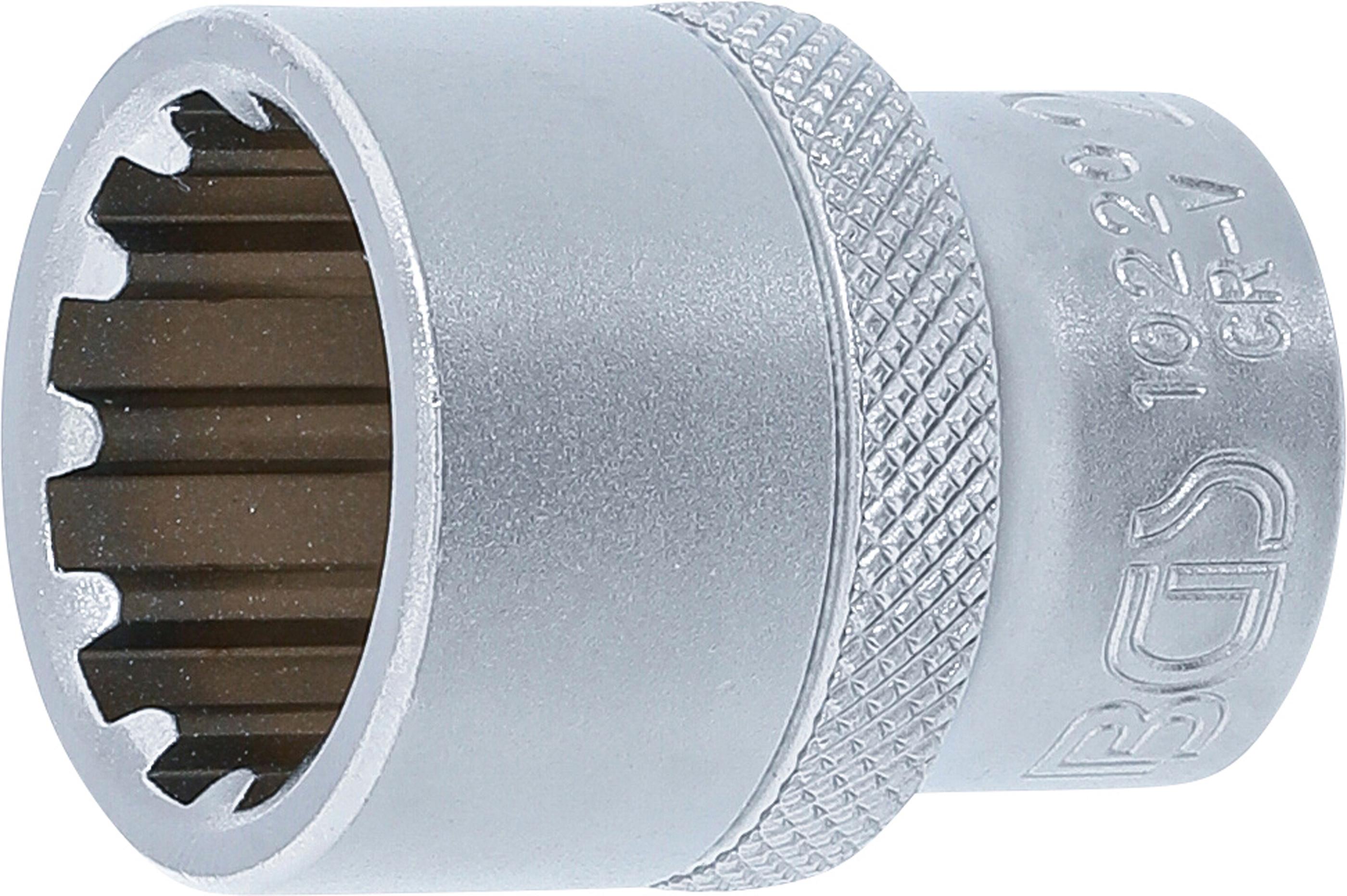 Steckschlüssel-Einsatz Gear Lock | Antrieb Innenvierkant 12,5 mm (1/2") | SW 20 mm BGS10220