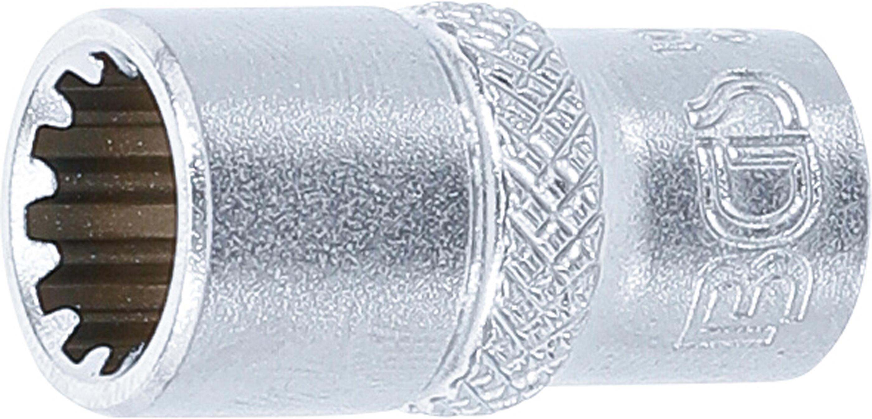 Steckschlüssel-Einsatz Gear Lock | Antrieb Innenvierkant 6,3 mm (1/4") | SW 8 mm BGS10108