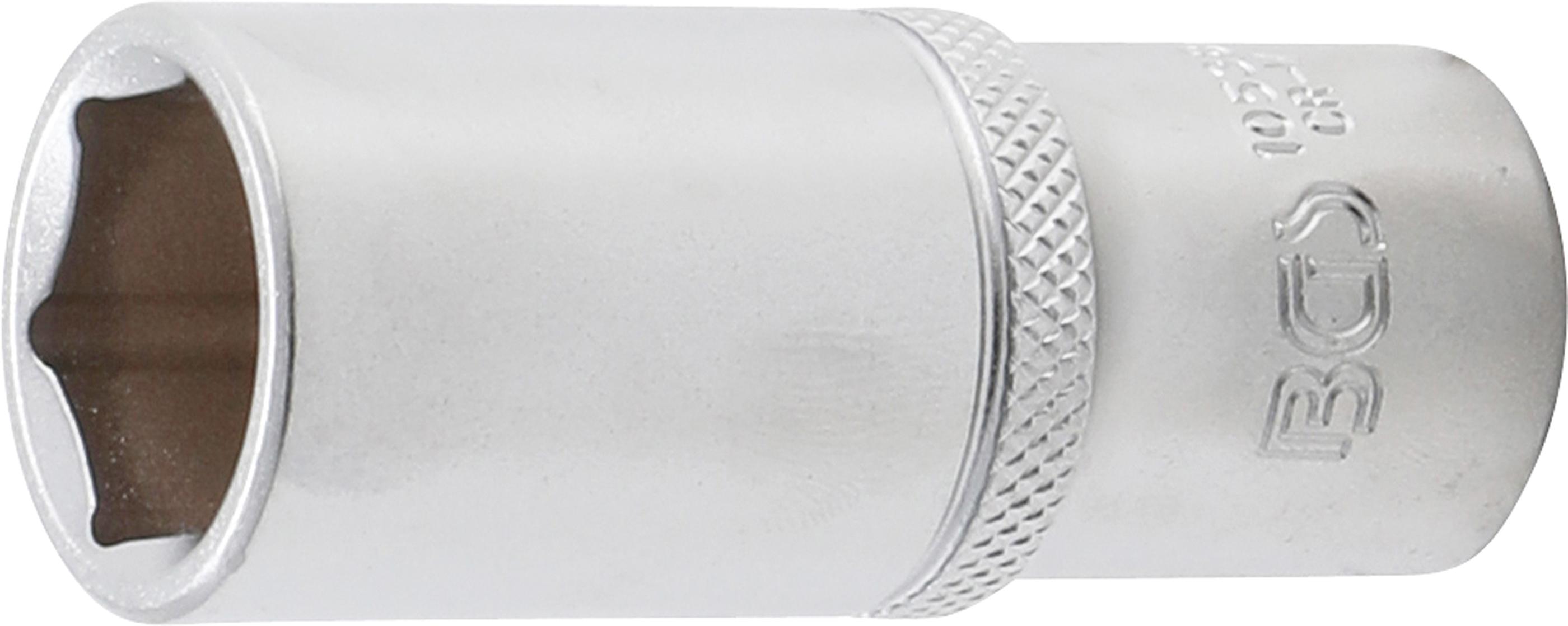 Steckschlüssel-Einsatz Sechskant, tief | Antrieb Innenvierkant 10 mm (3/8") | SW 18 mm BGS10538