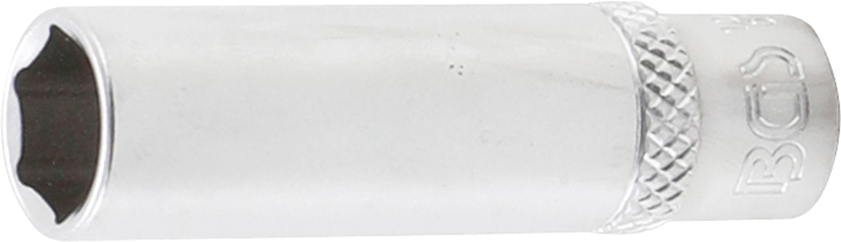 Steckschlüssel-Einsatz Sechskant, tief | Antrieb Innenvierkant 6,3 mm (1/4") | SW 10 mm BGS10510