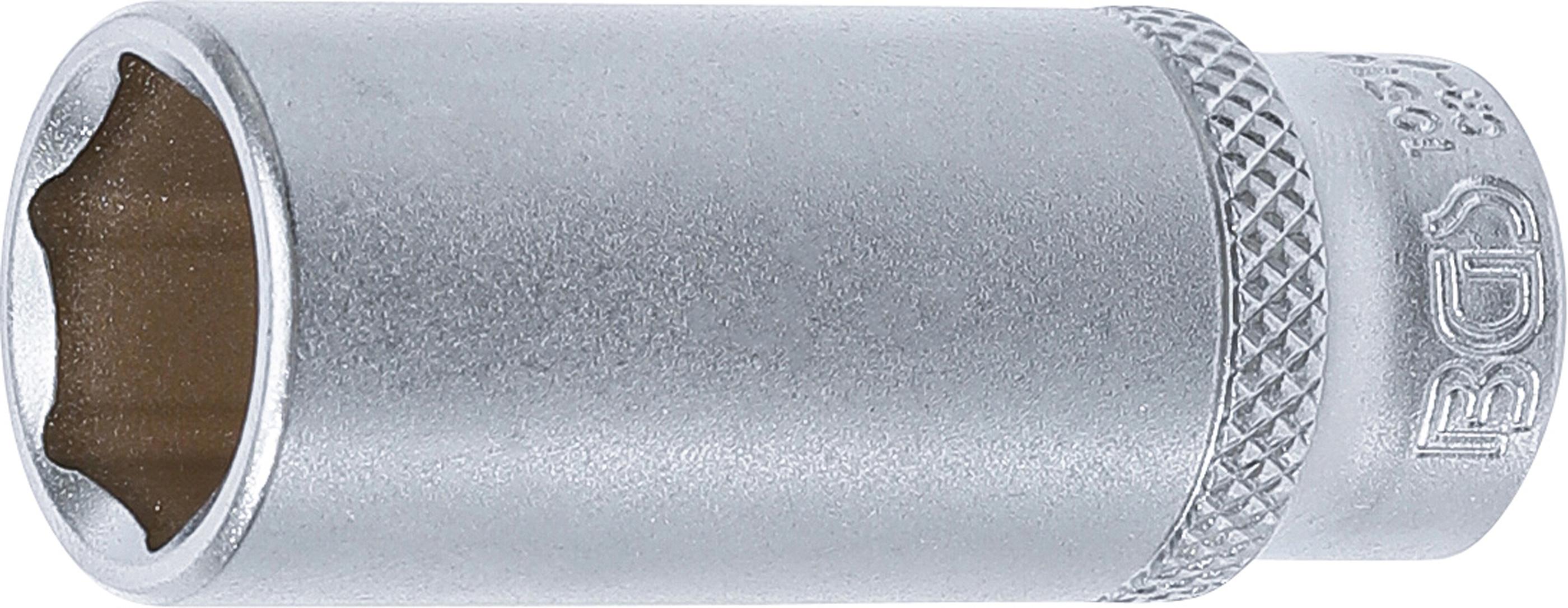 Steckschlüssel-Einsatz Sechskant, tief | Antrieb Innenvierkant 6,3 mm (1/4") | SW 14 mm BGS10514