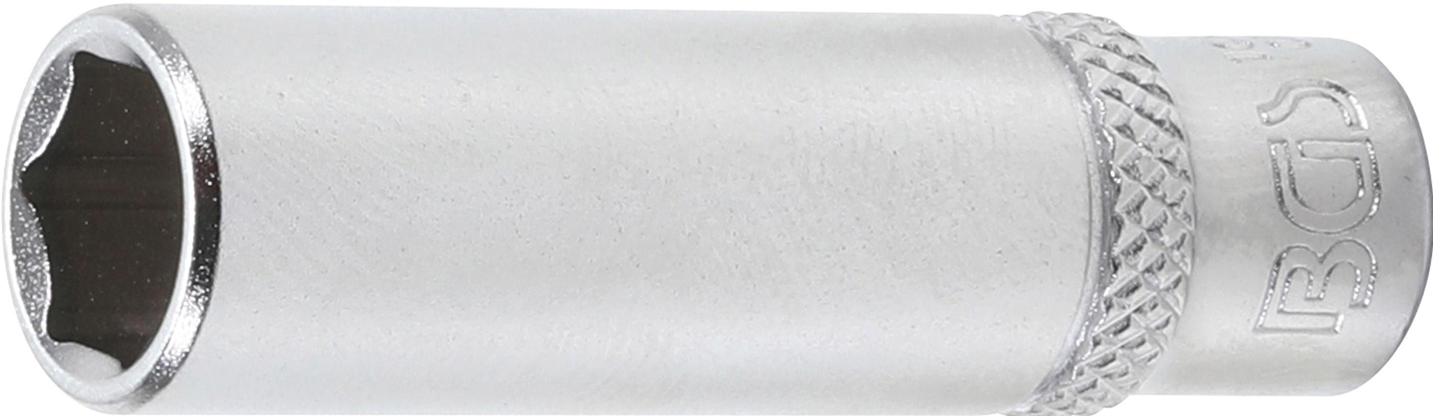 Steckschlüssel-Einsatz Sechskant, tief | Antrieb Innenvierkant 6,3 mm (1/4") | SW 3/8" BGS10672