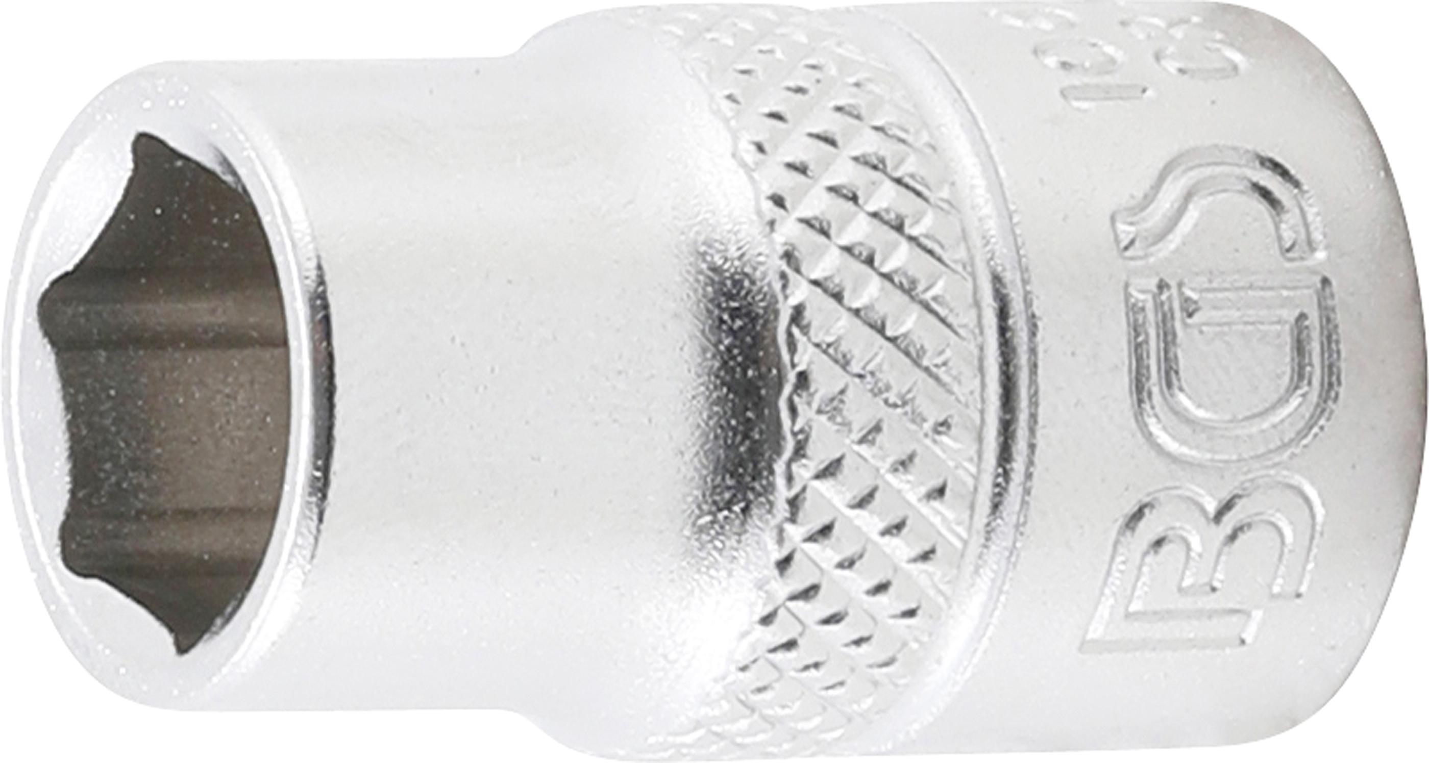 Steckschlüssel-Einsatz Sechskant | Antrieb Innenvierkant 10 mm (3/8") | SW 10 mm BGS10610