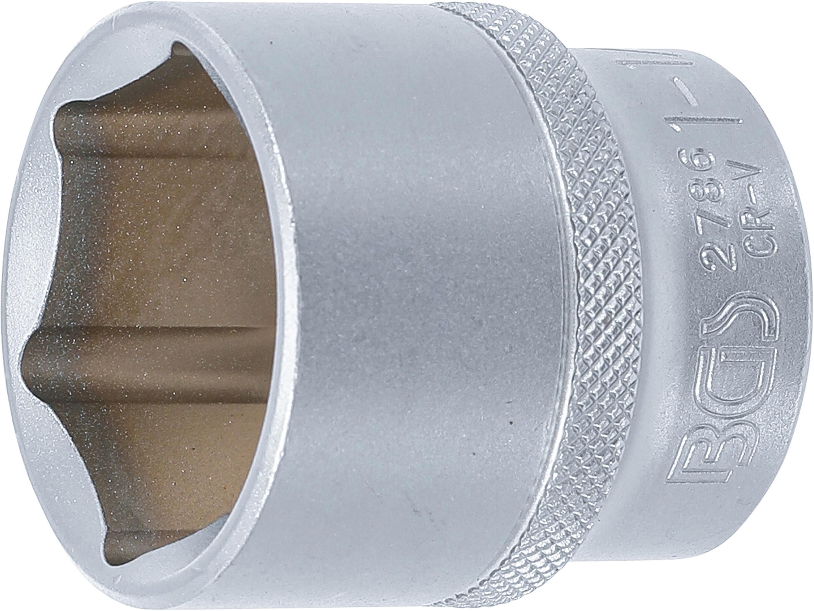 Steckschlüssel-Einsatz Sechskant | Antrieb Innenvierkant 12,5 mm (1/2") | SW 1.1/4" BGS2786