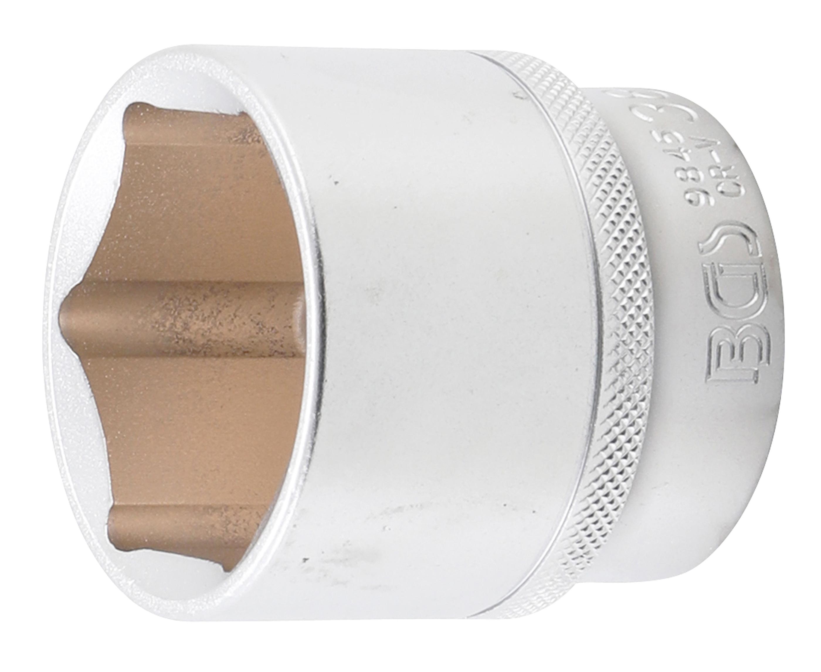 Steckschlüssel-Einsatz Sechskant | Antrieb Innenvierkant 12,5 mm (1/2") | SW 38 mm BGS9845