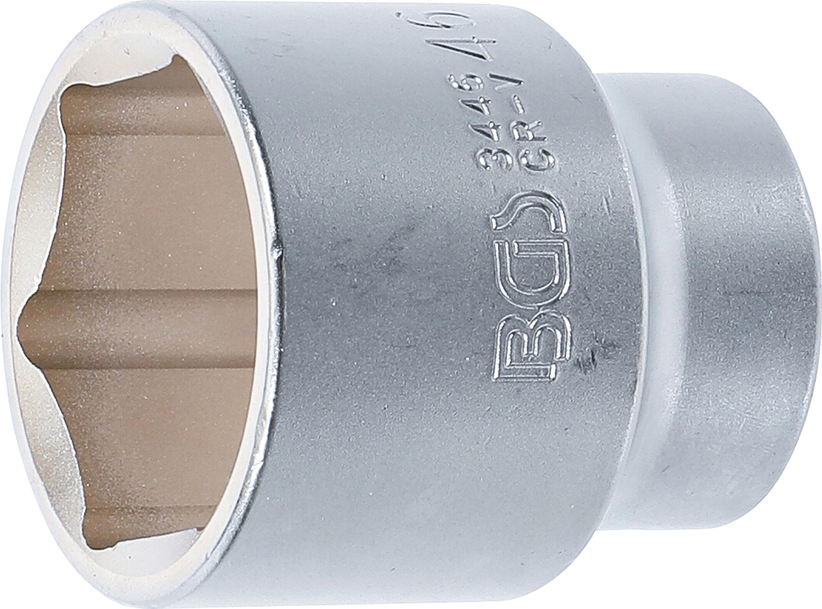 Steckschlüssel-Einsatz Sechskant | Antrieb Innenvierkant 20 mm (3/4") | SW 46 mm BGS3446