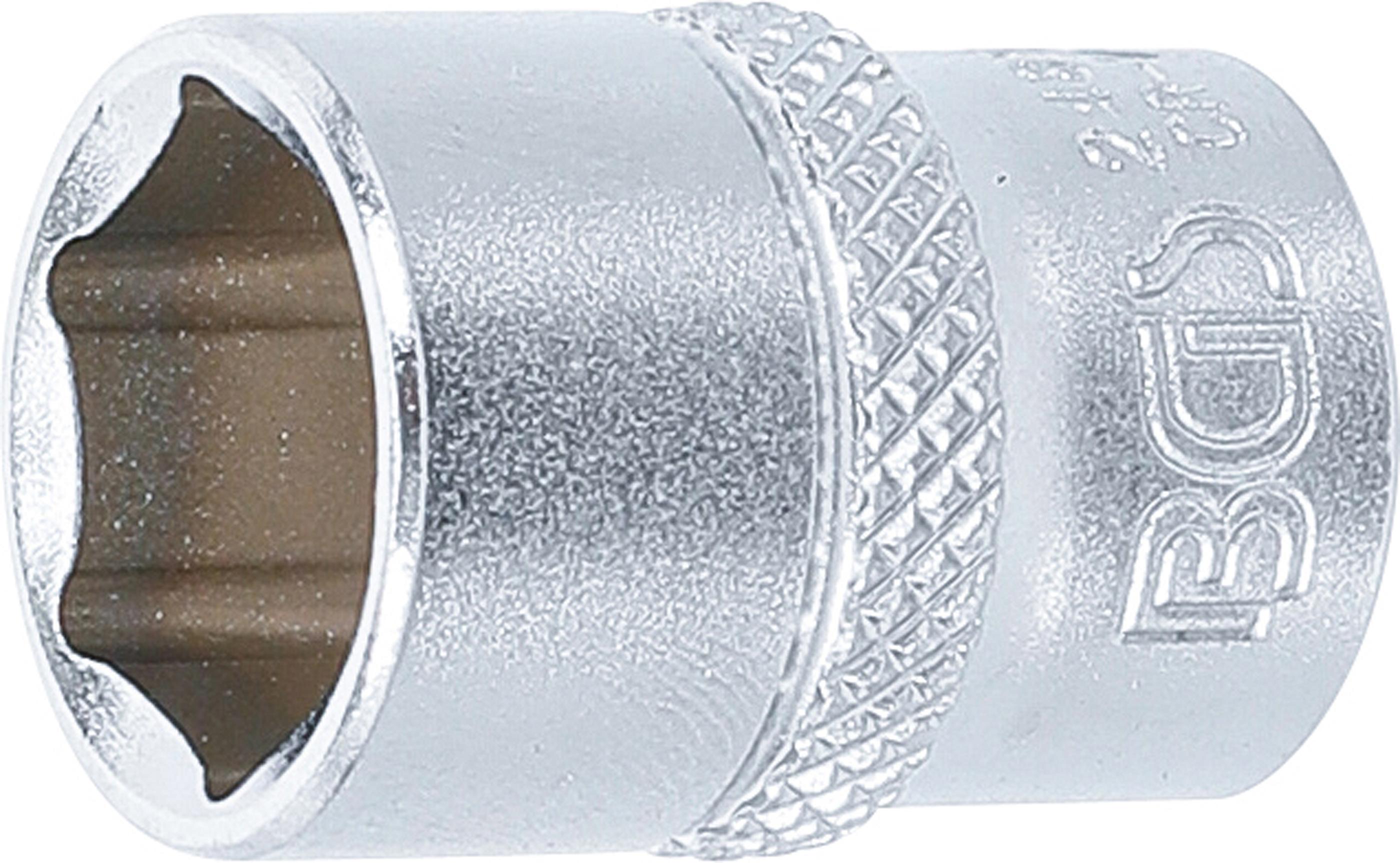 Steckschlüssel-Einsatz Sechskant | Antrieb Innenvierkant 6,3 mm (1/4") | SW 13 mm BGS2485