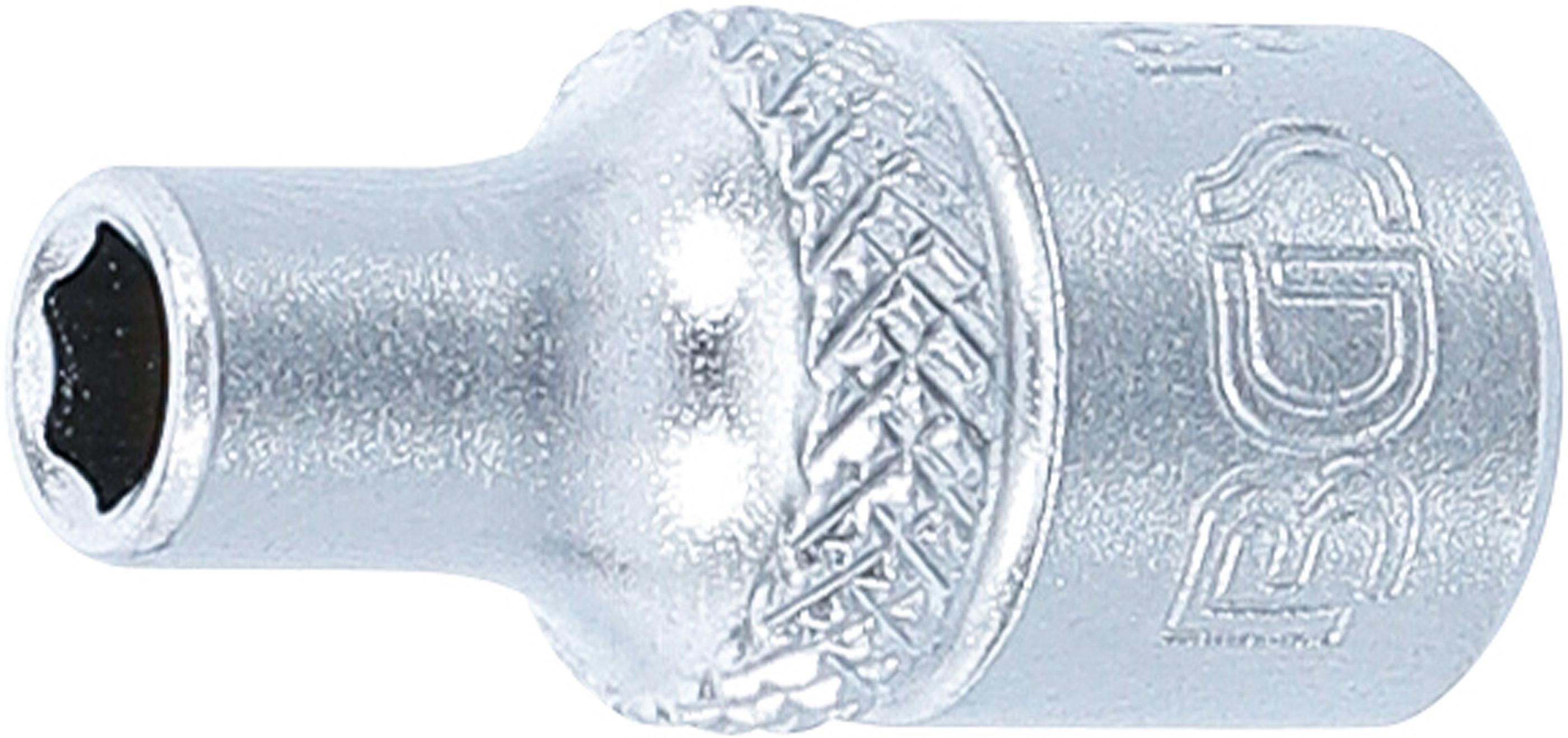 Steckschlüssel-Einsatz Sechskant | Antrieb Innenvierkant 6,3 mm (1/4") | SW 5/32" BGS10650