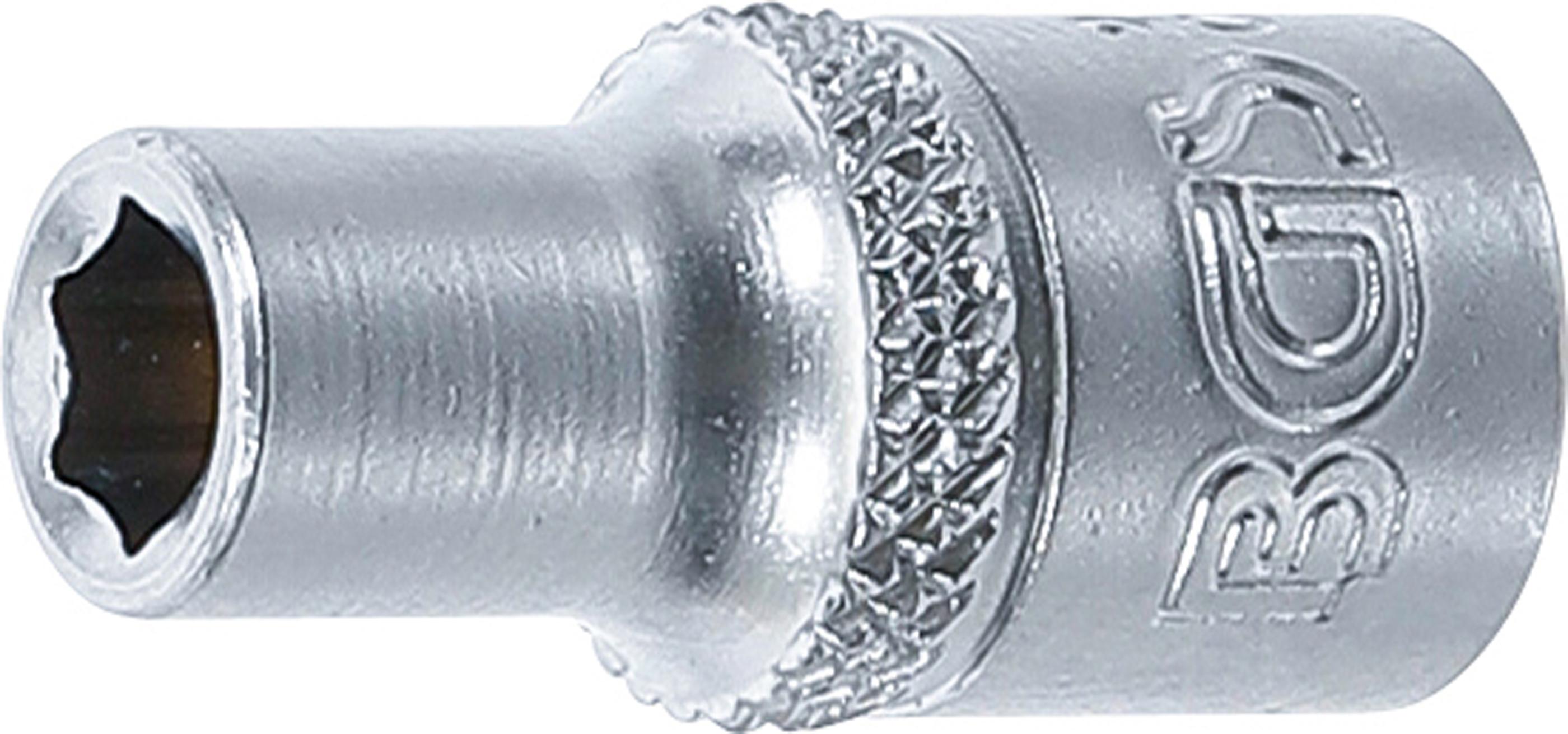 Steckschlüssel-Einsatz Sechskant | Antrieb Innenvierkant 6,3 mm (1/4") | SW 5 mm BGS2476