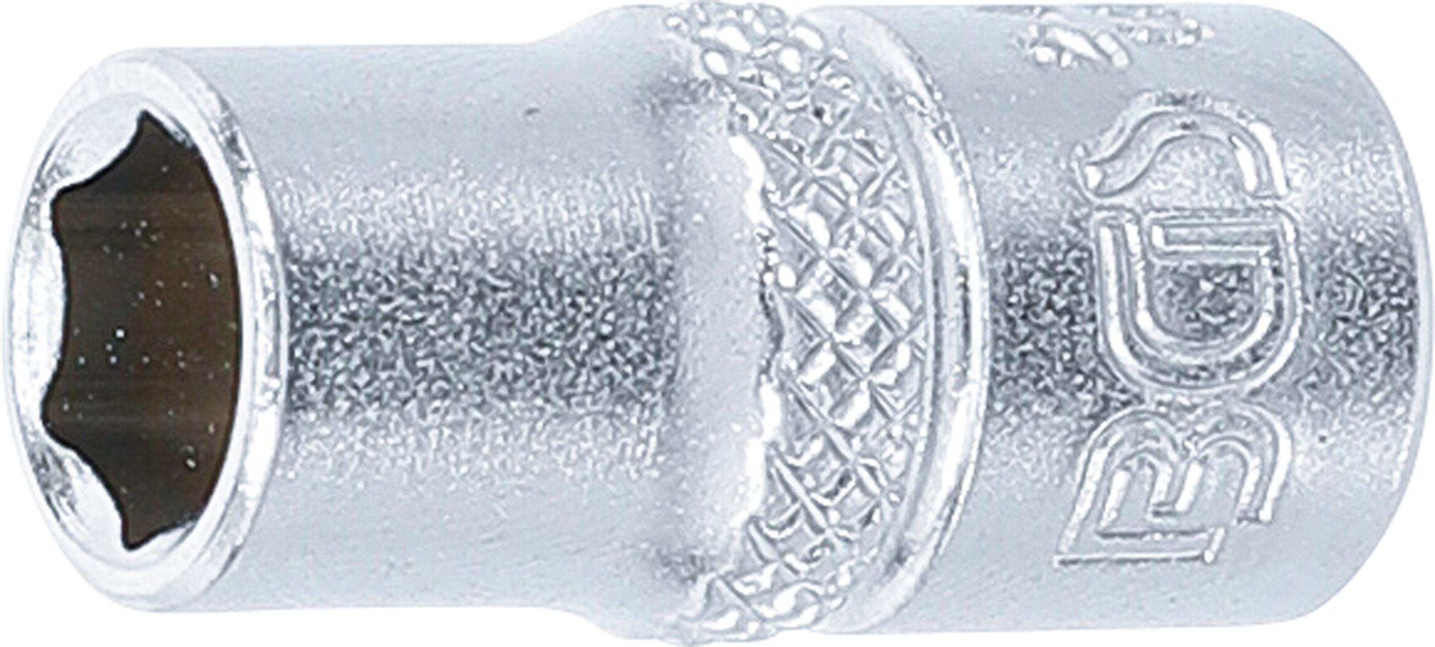 Steckschlüssel-Einsatz Sechskant | Antrieb Innenvierkant 6,3 mm (1/4") | SW 7 mm BGS2479