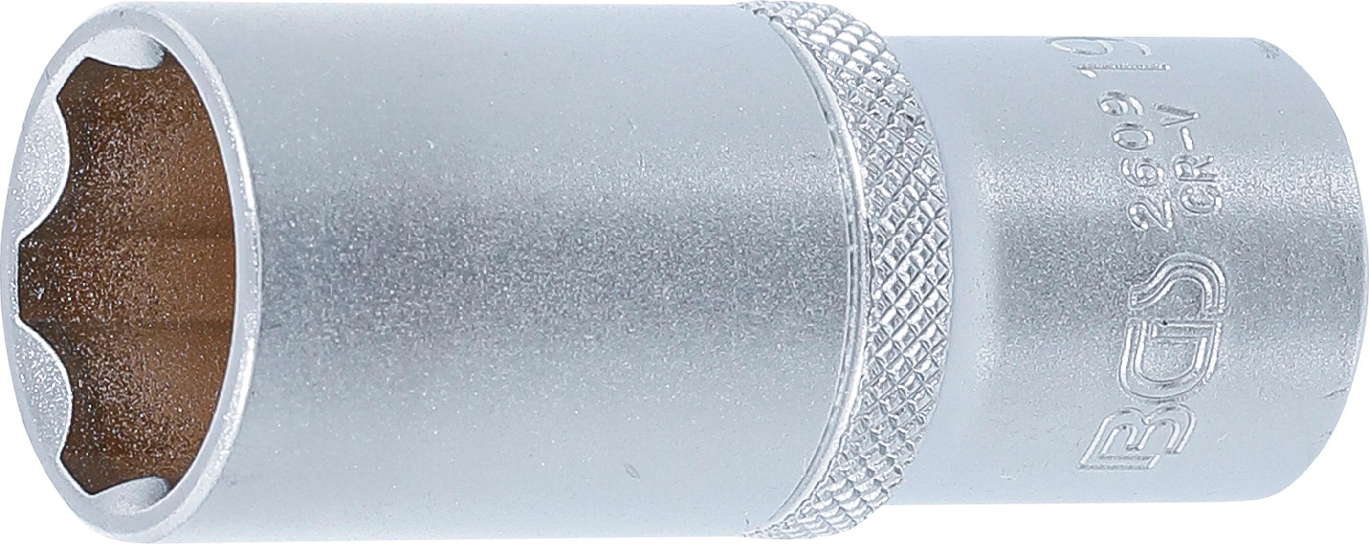 Steckschlüssel-Einsatz Super Lock, tief | Antrieb Innenvierkant 10 mm (3/8") | SW 19 mm BGS2609